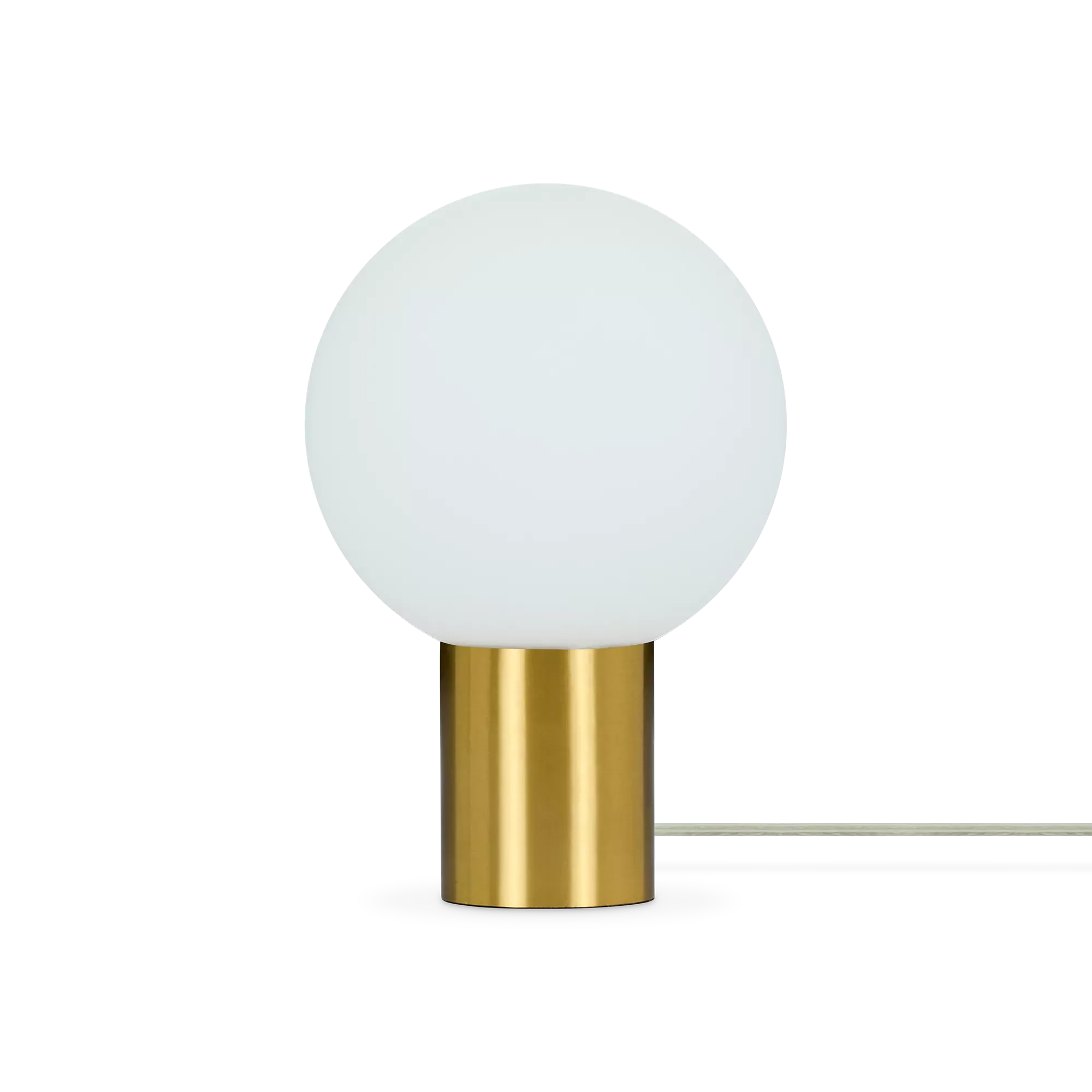 Allegra II - round table lamp with brass base