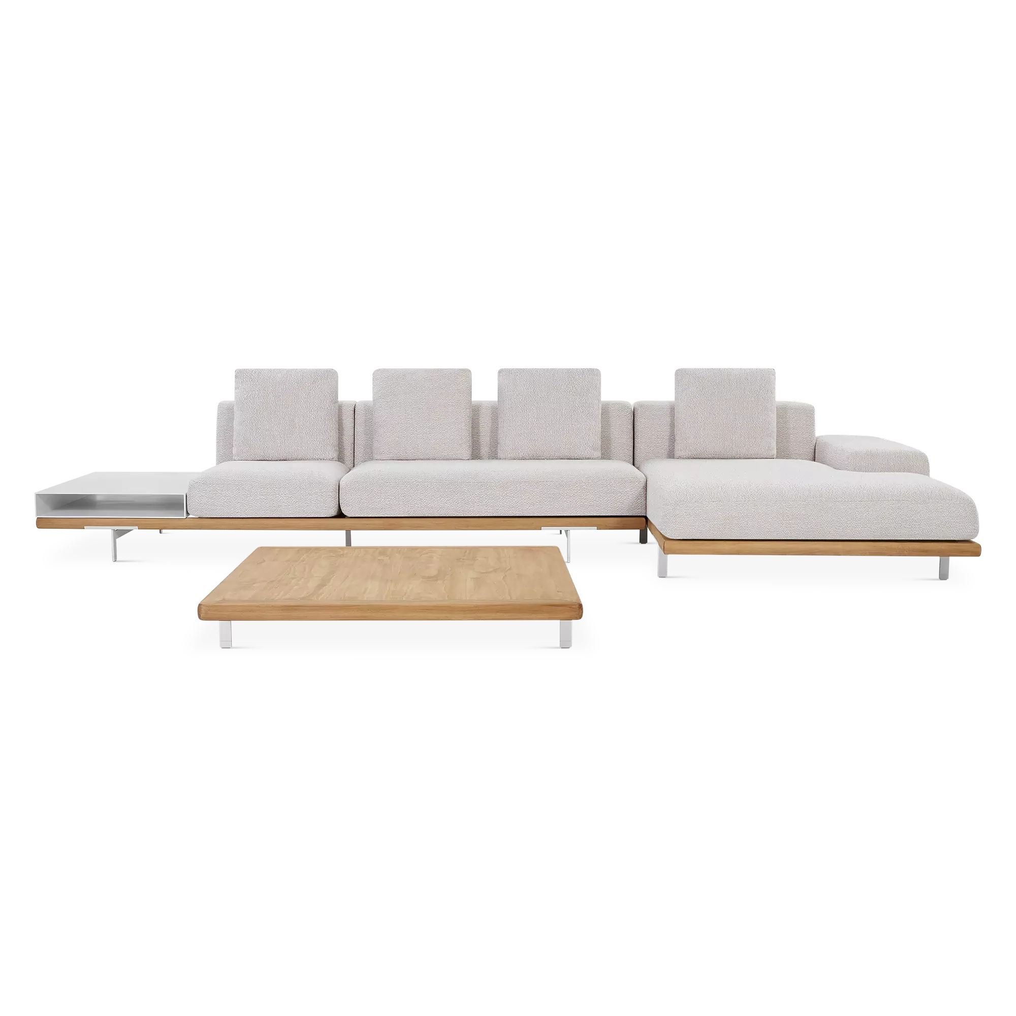 Allure Modular Sofa, Lounge Chair and Coffee Table Set