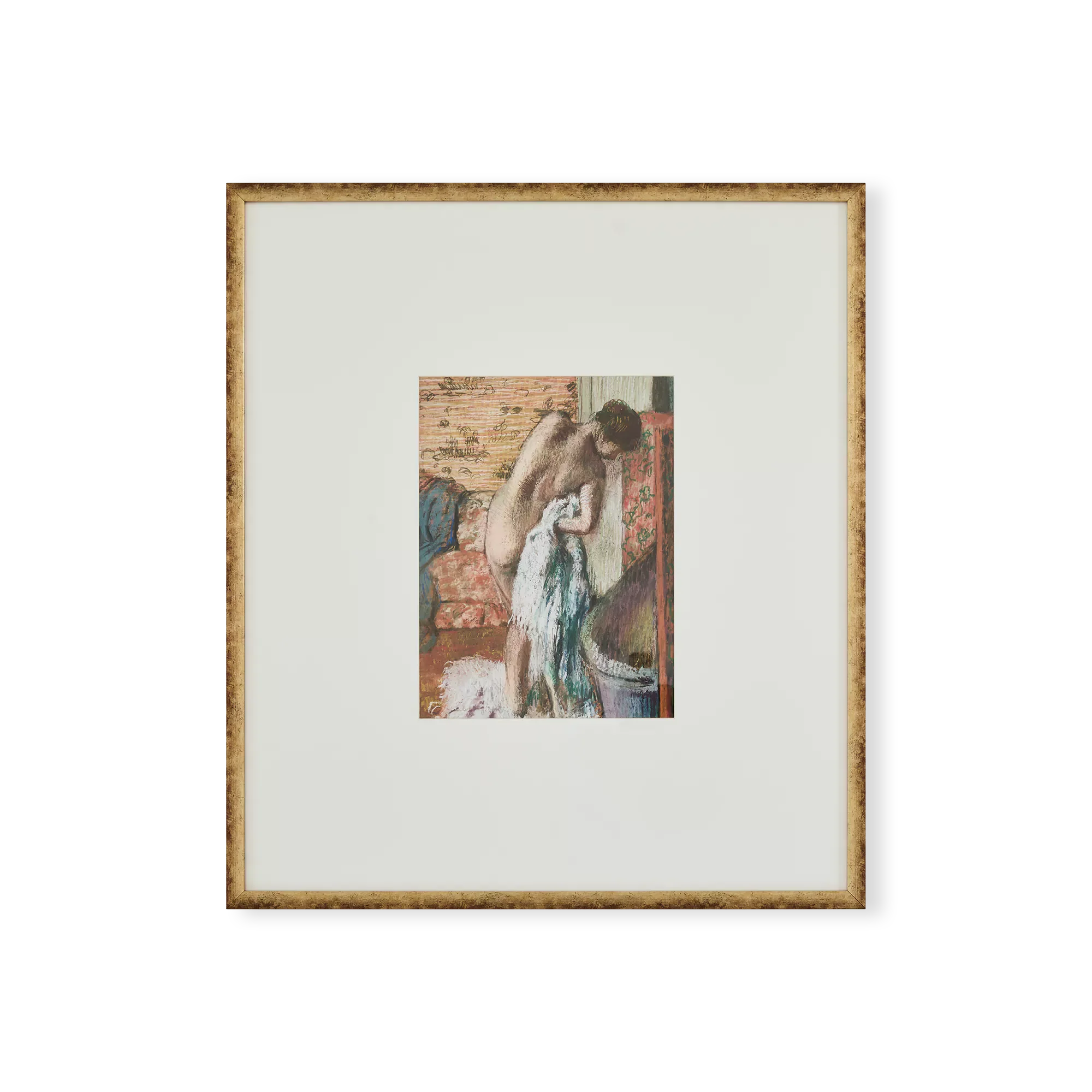 Après le bain II - Edgar Degas Painting