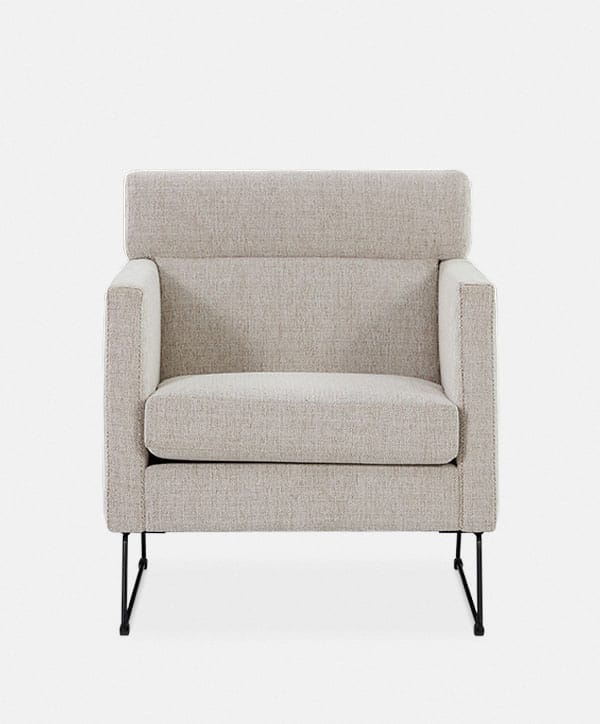 Degano - Armchair with Sled Base by Furninova - Image 3