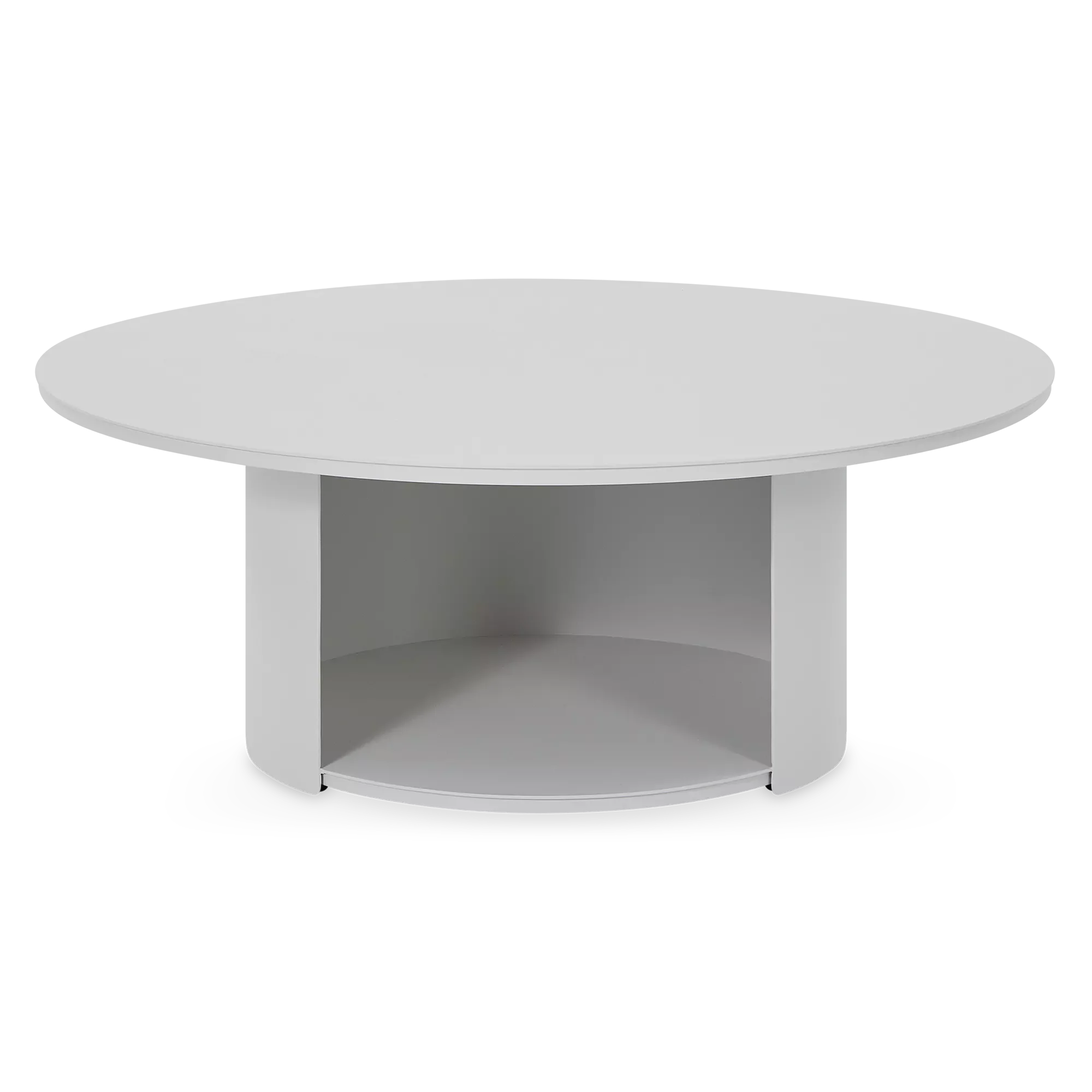 Baba - Outdoor 39'' Coffee Table in Aluminum