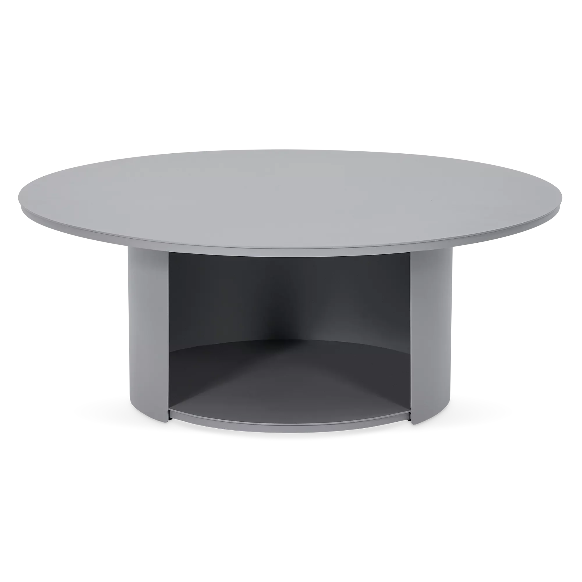 Baba - Outdoor 39'' Coffee Table in Aluminum - Image 2