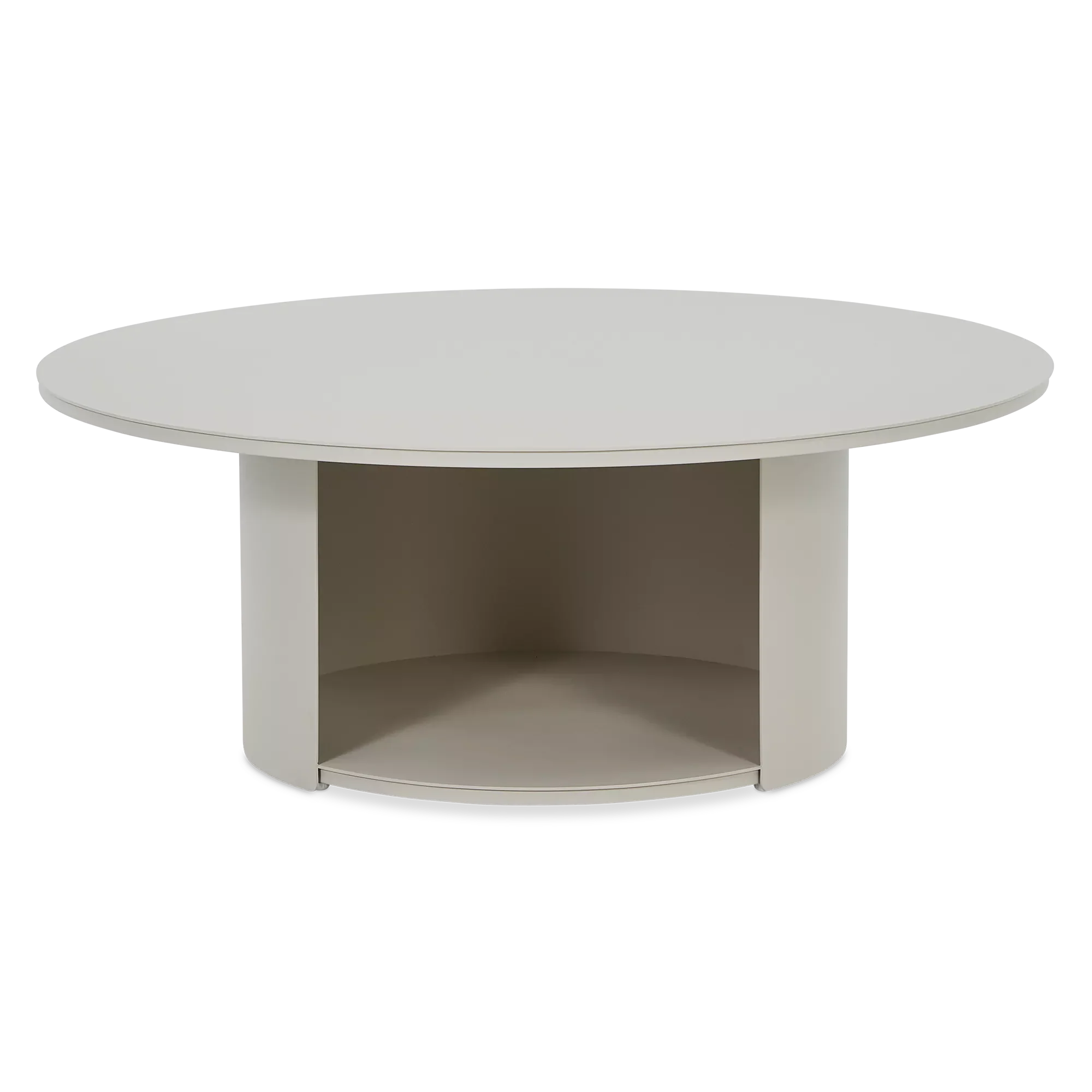 Baba - Outdoor 39'' Coffee Table in Aluminum - Image 5