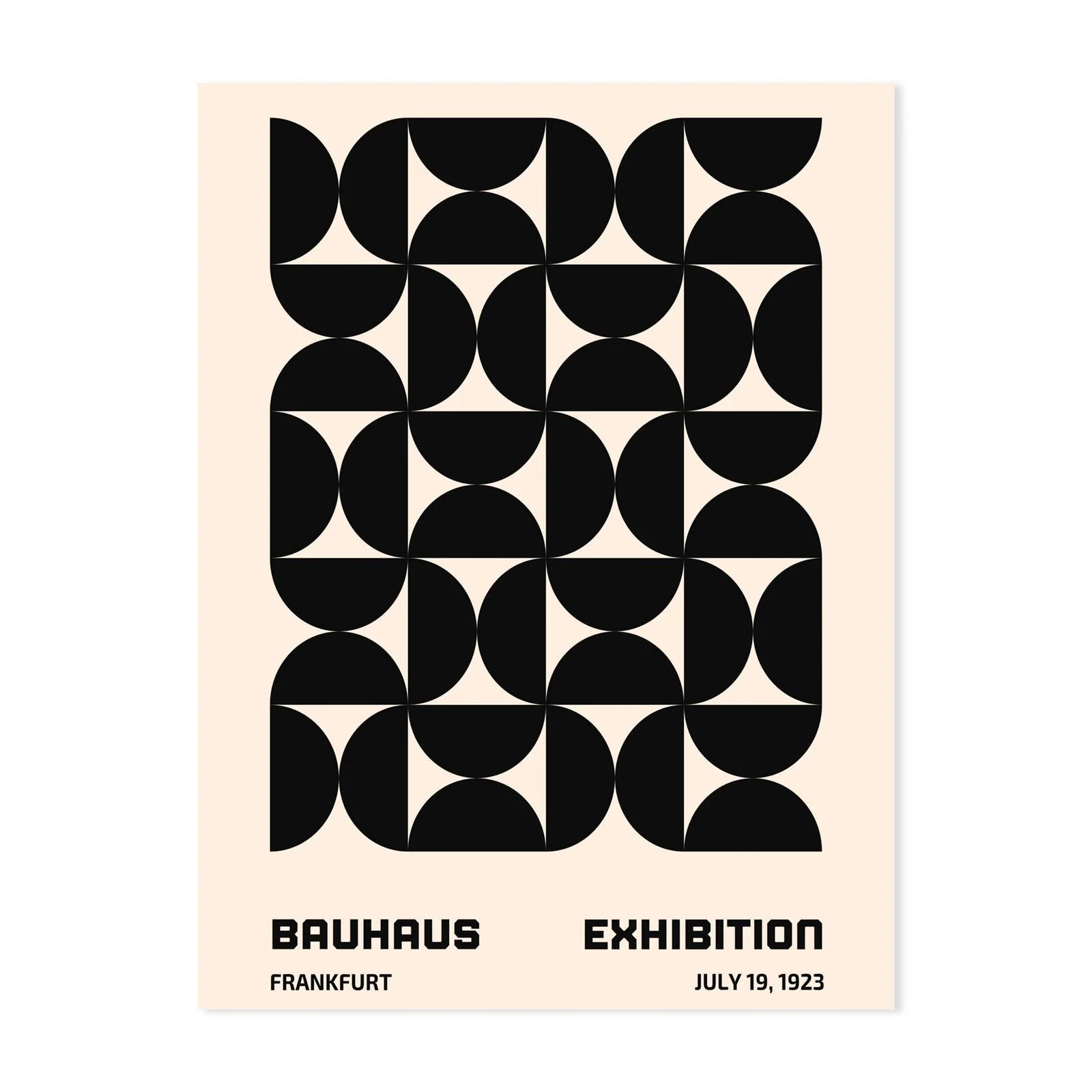 Bauhaus Geometric Print