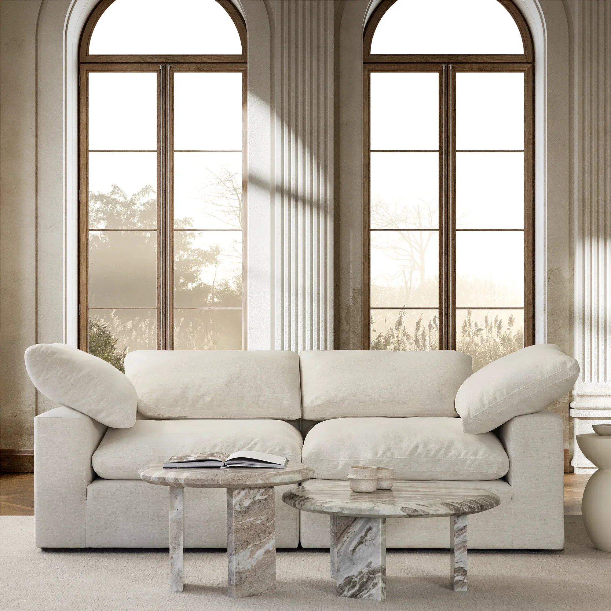Berlin Collection - Fabric-Upholstered Modular Sofa - Image 7