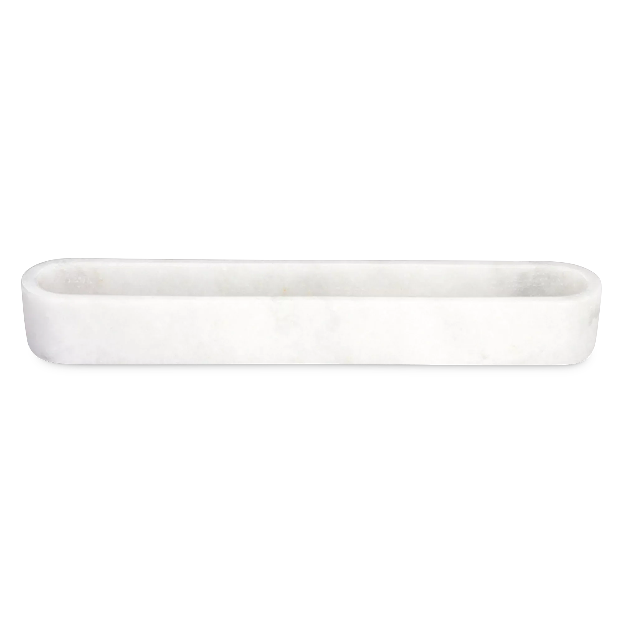 Biscuit - white marble serving tray
