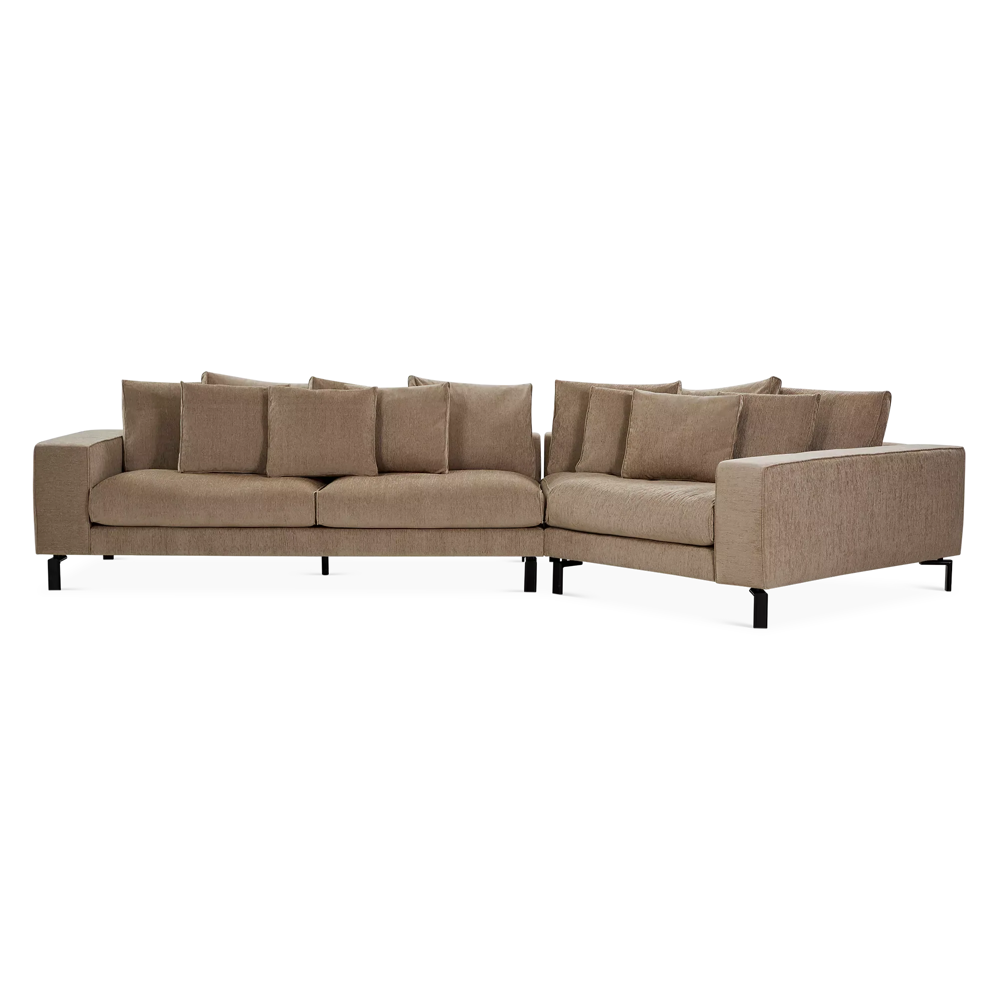 Blues Night - Fabric-Upholstered Sectional Sofa  by  Furninova - Image 2