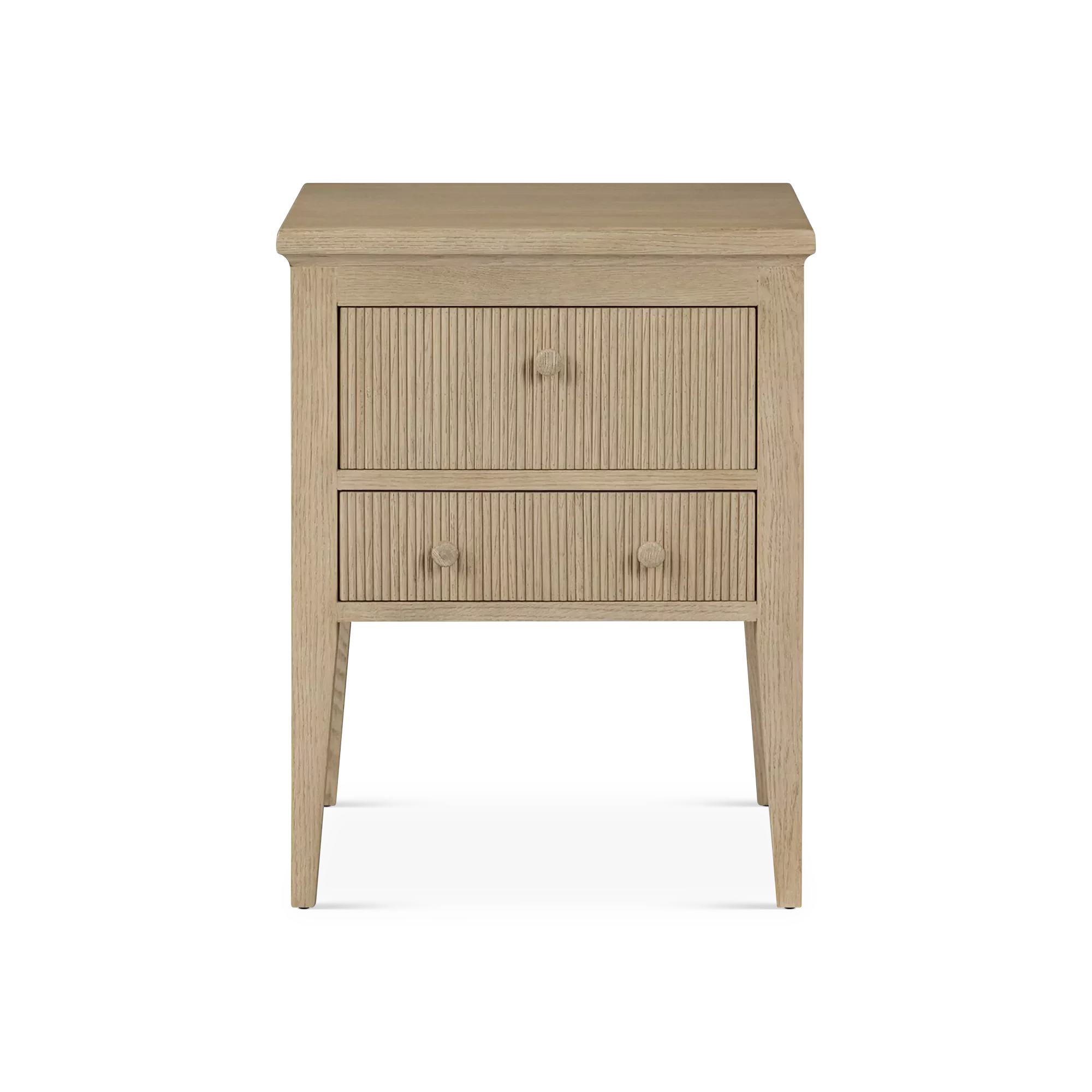 Bush - Oak Wood Nightstand by Four Hands
