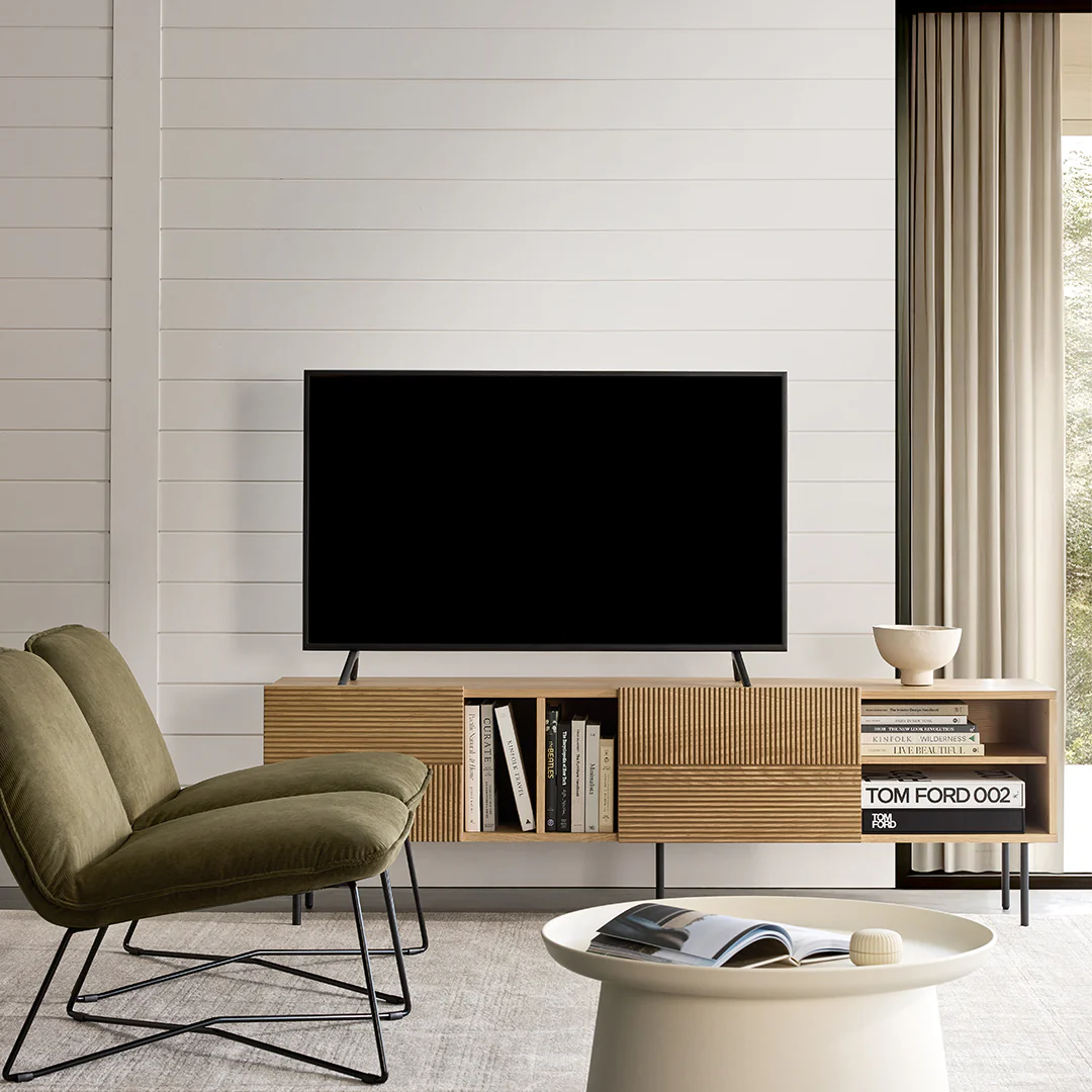 Cannelle - Modern Black Wood TV Stand - Image 2