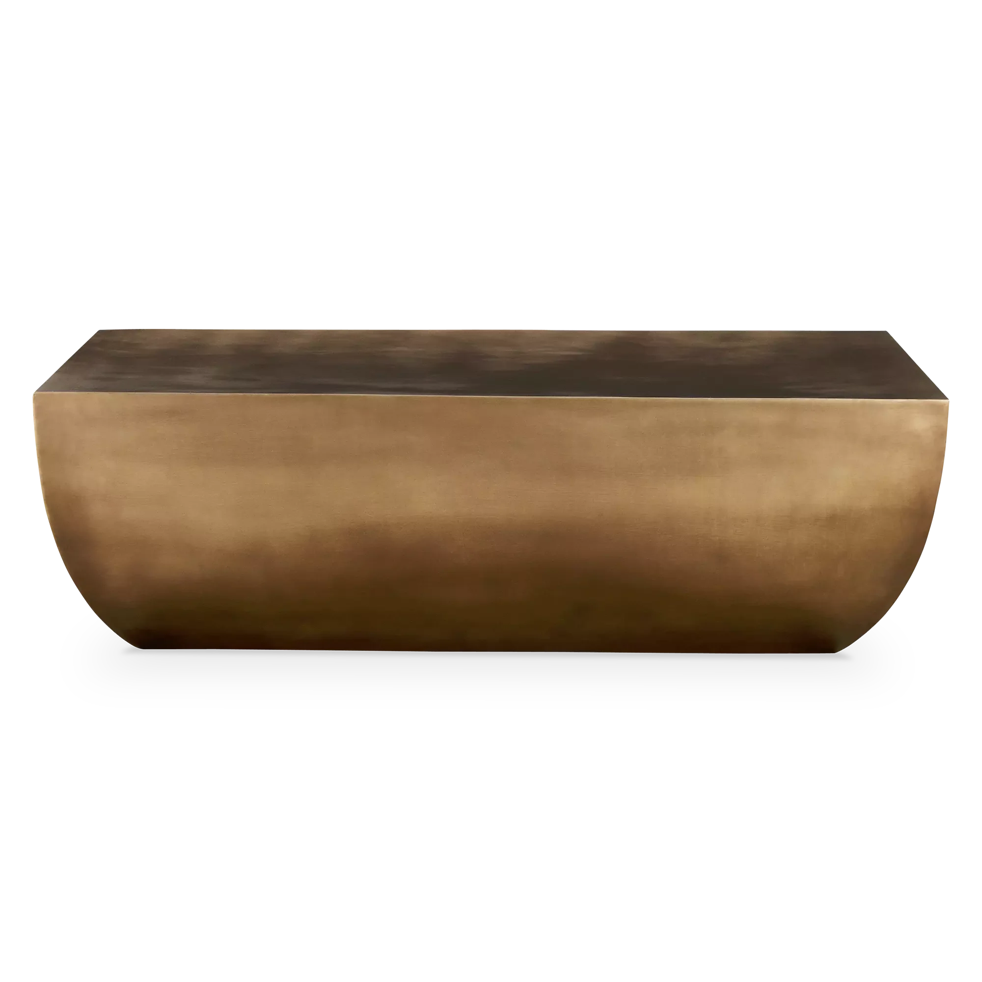 Caroline - Antique Brass Coffee Table