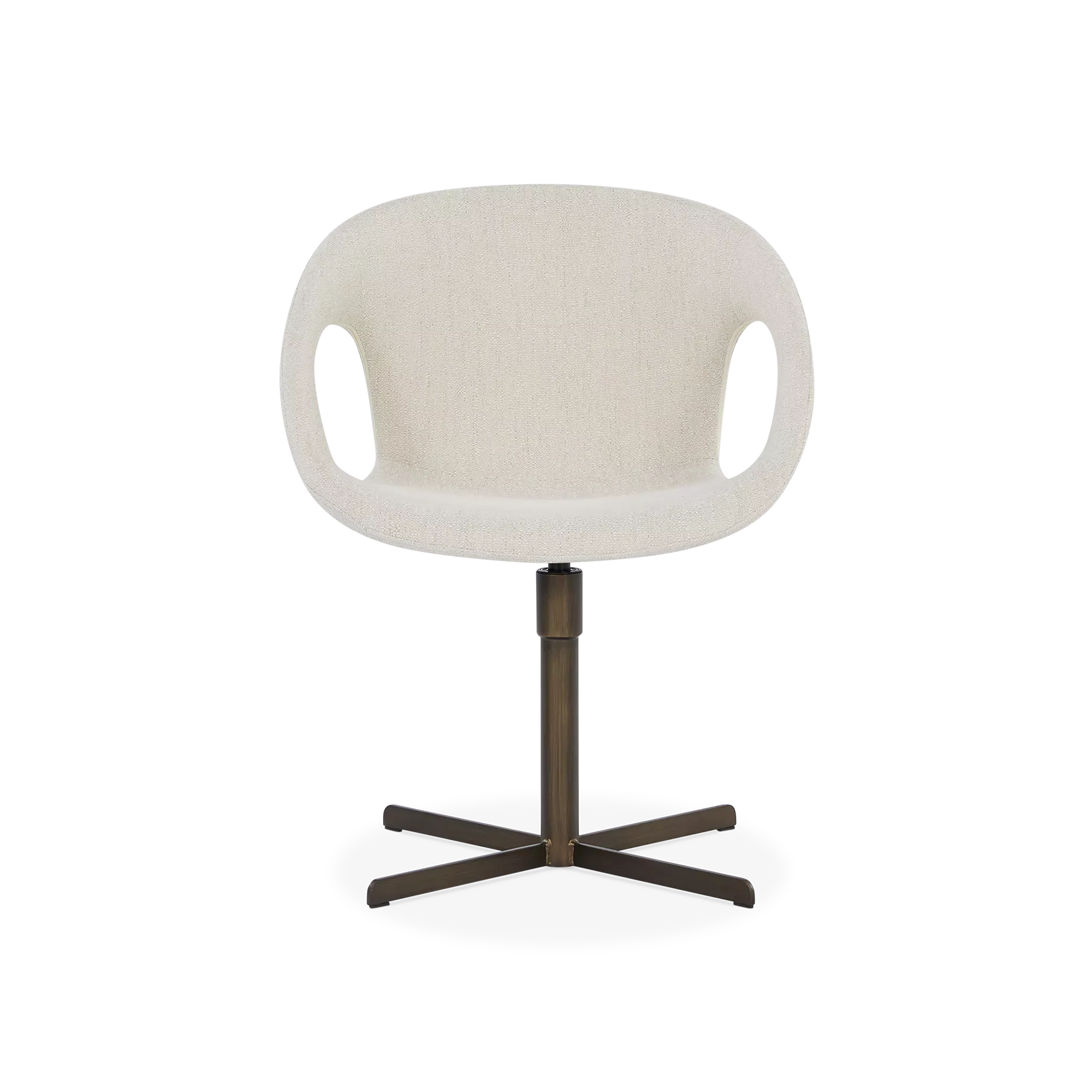 Carry - Bouclé Fabric Upholstered Swivel Chair