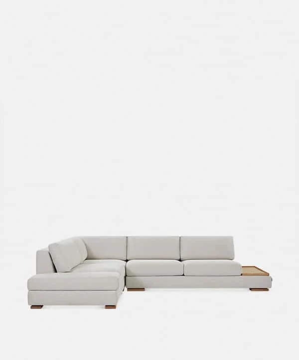 Cartago - Sectional Sofa with Tray Table by Furninova - Image 2
