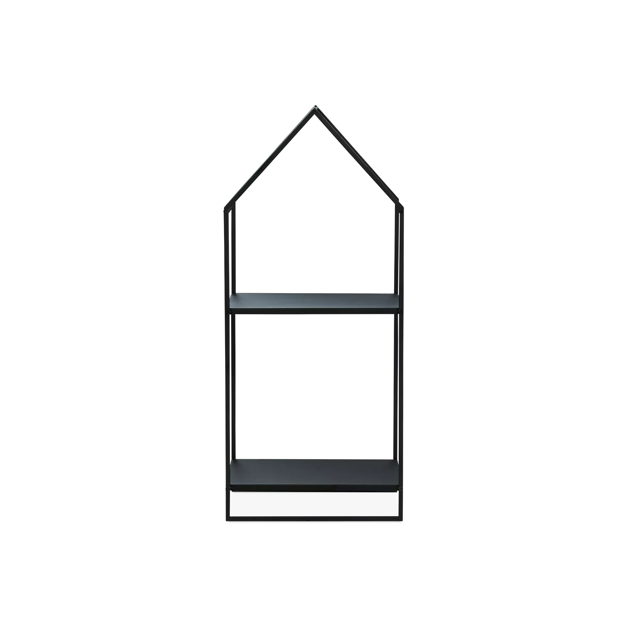 Casa - Minimalist Black Metal Bookcase