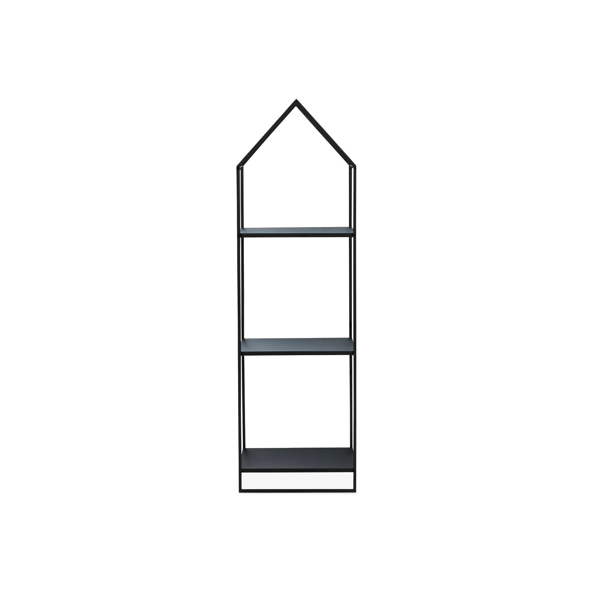 Casa - Small Black Metal Bookcase