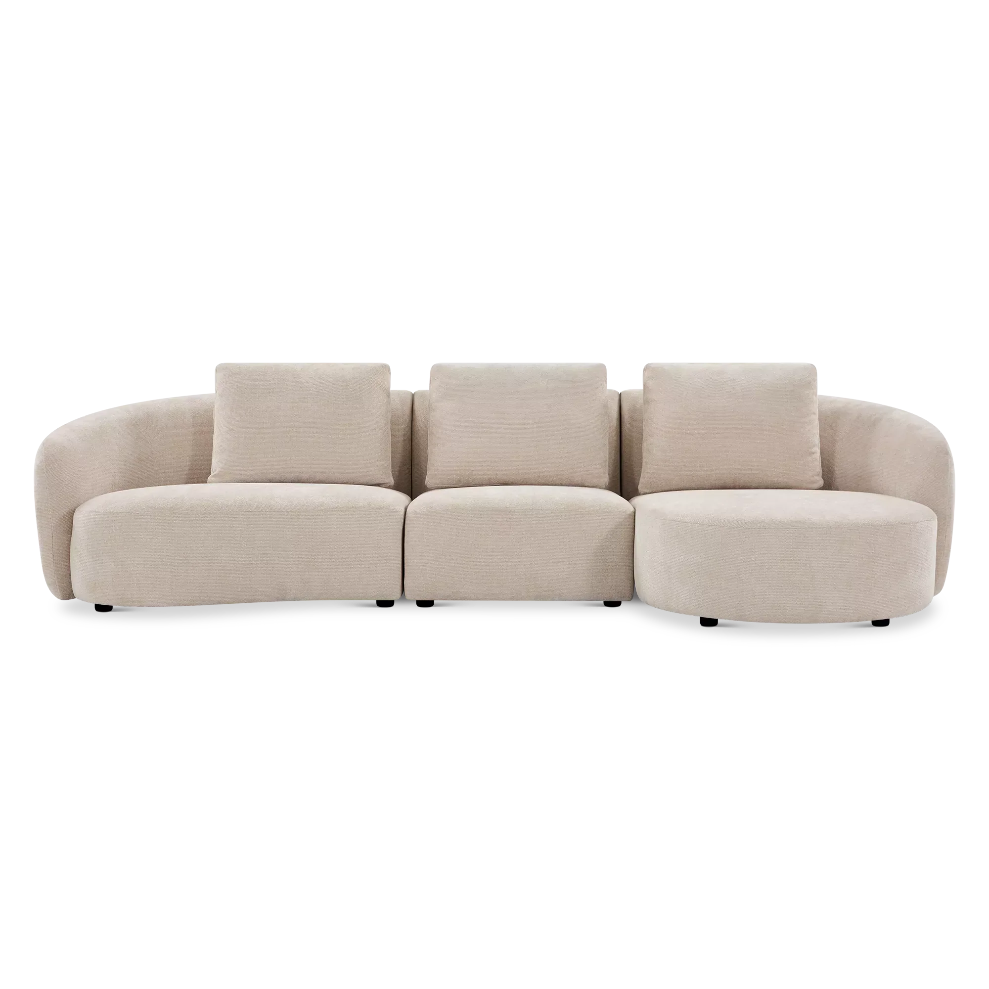 Cashew - fabric Modular Sectional Sofa - Image 2