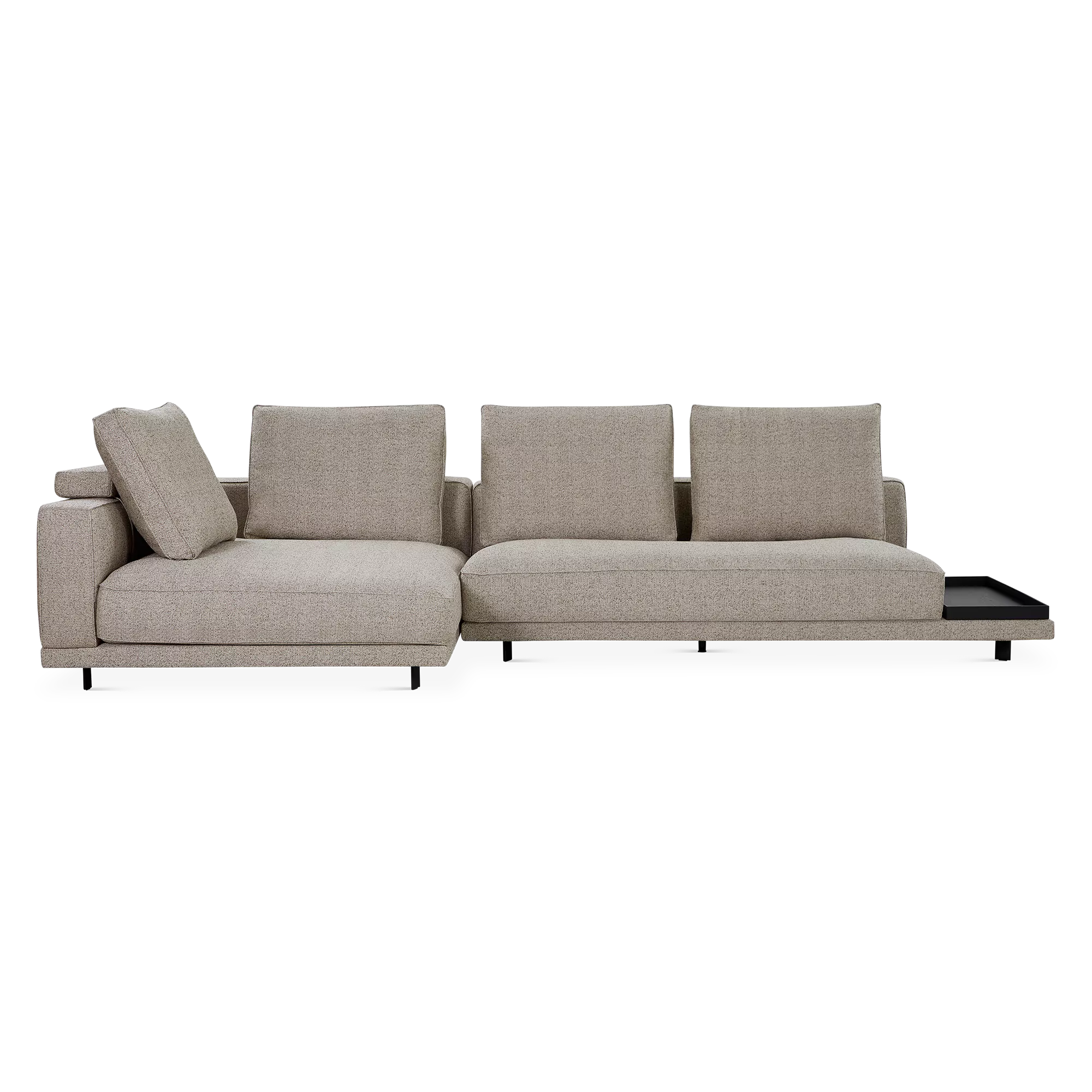Catena Dusk - Fabric-Upholstered Sectional Sofa  by  Furninova