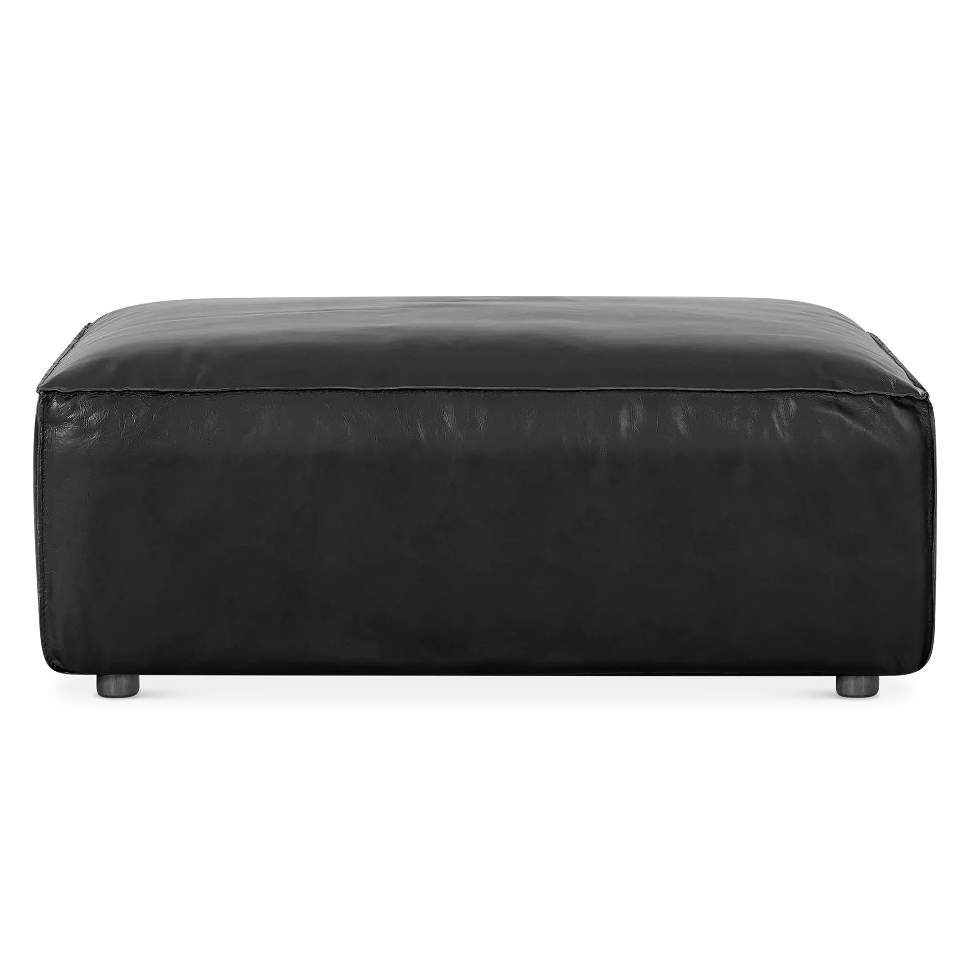 Houston - Leather Ottoman
