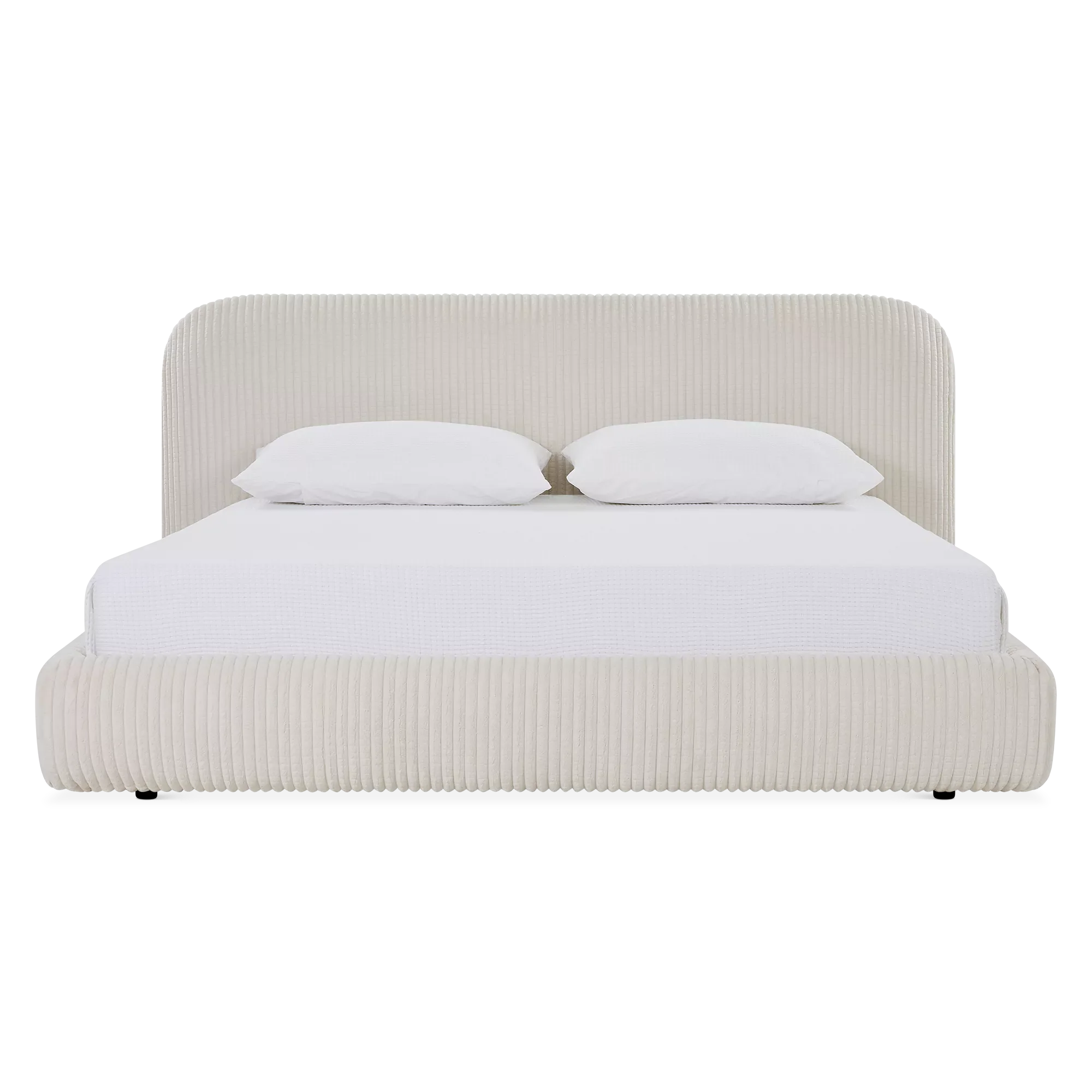 Corduroy - Upholstered Bed by Romano - Image 2