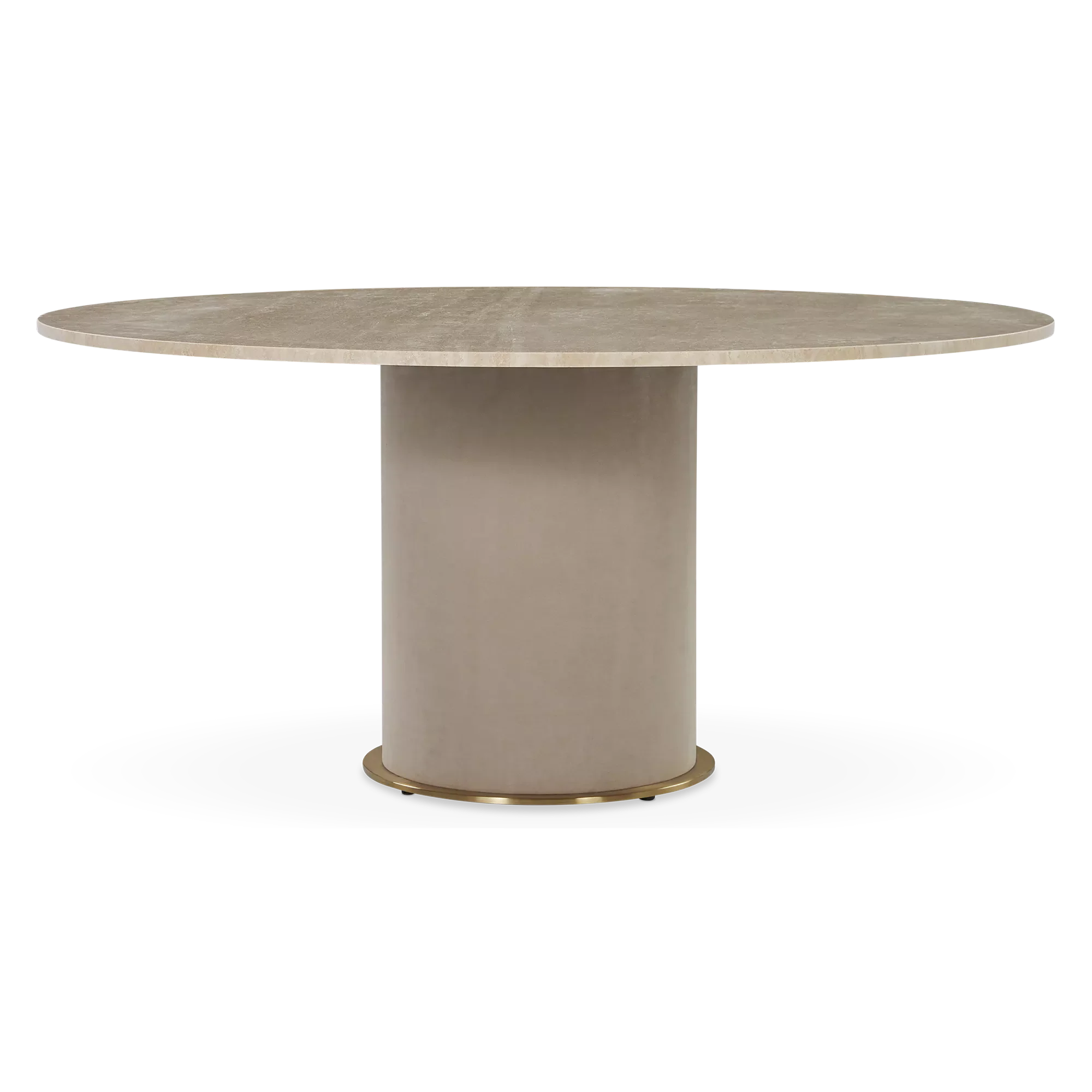 Dhirwa - Travertine Dining Table