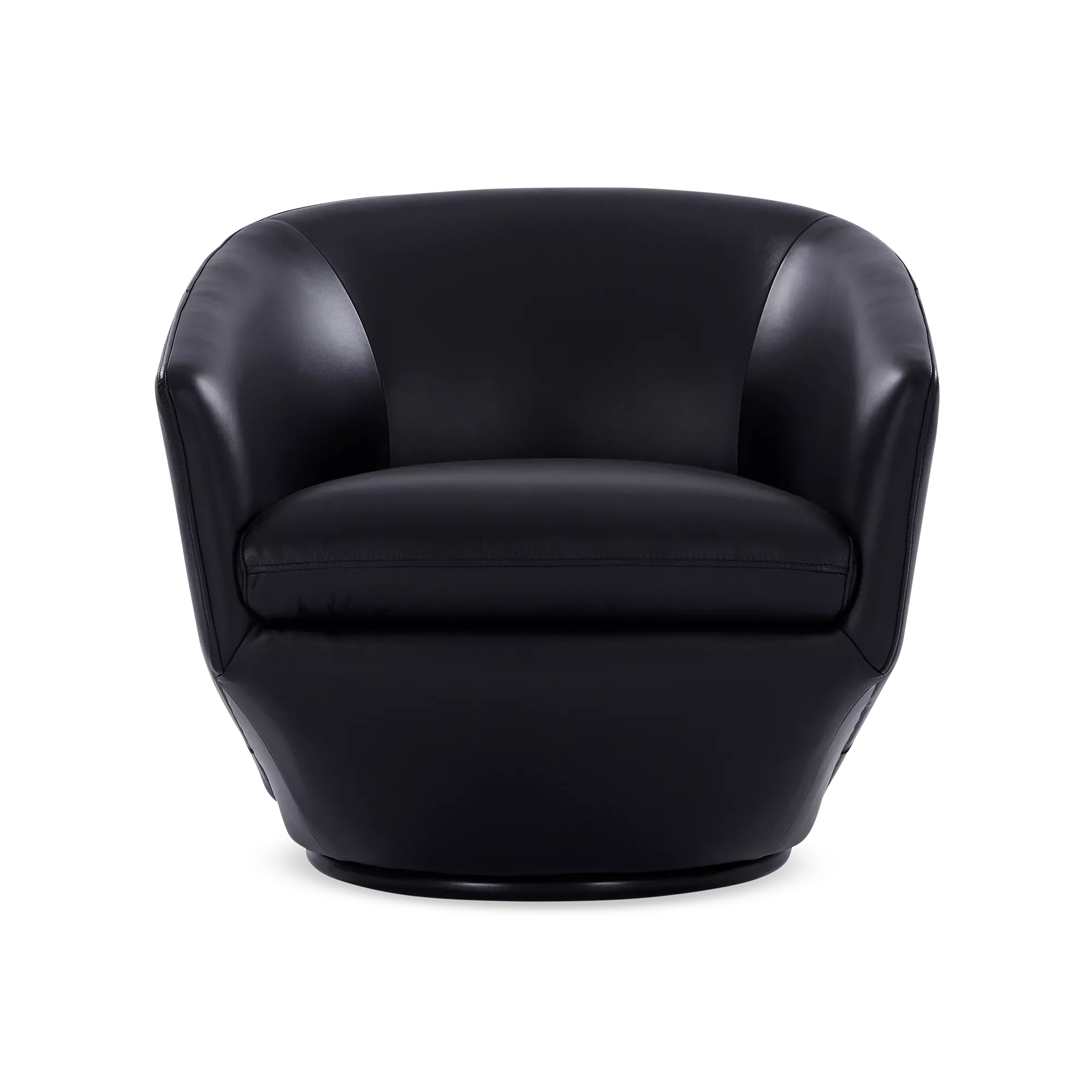 Dinant - Leather Swivel Armchair - Image 3