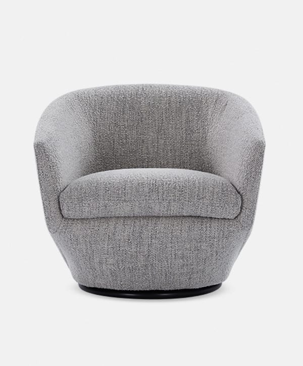 Dinant - Merino Wool Swivel Armchair - Image 6