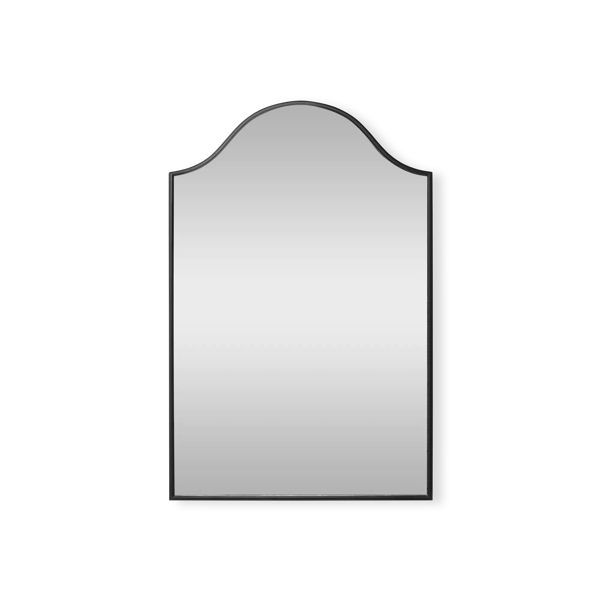 Egas - cathedral-style mirror with metal frame