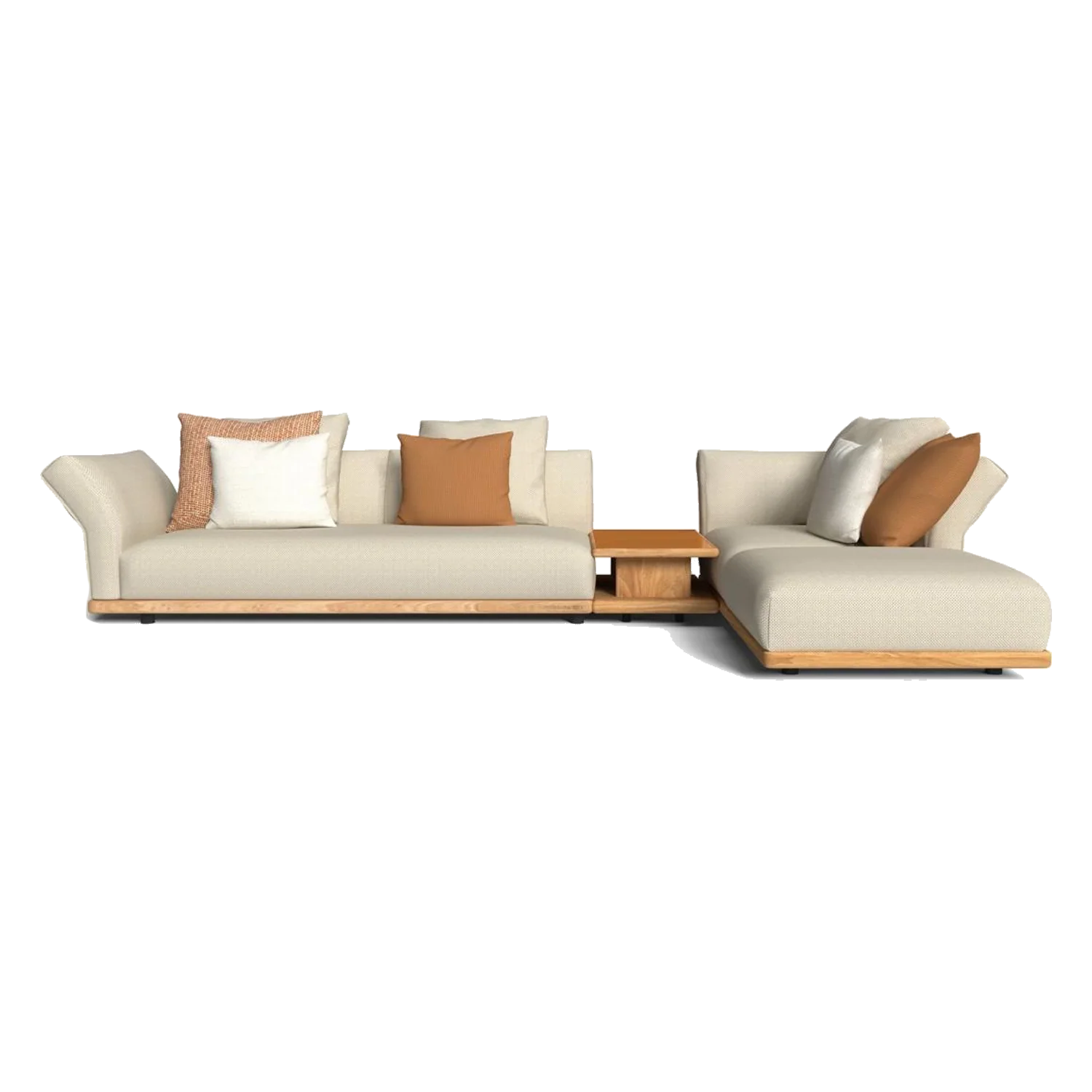 Elton - Outdoor Accoya Modular Sectional Sofa by Talenti - Image 2