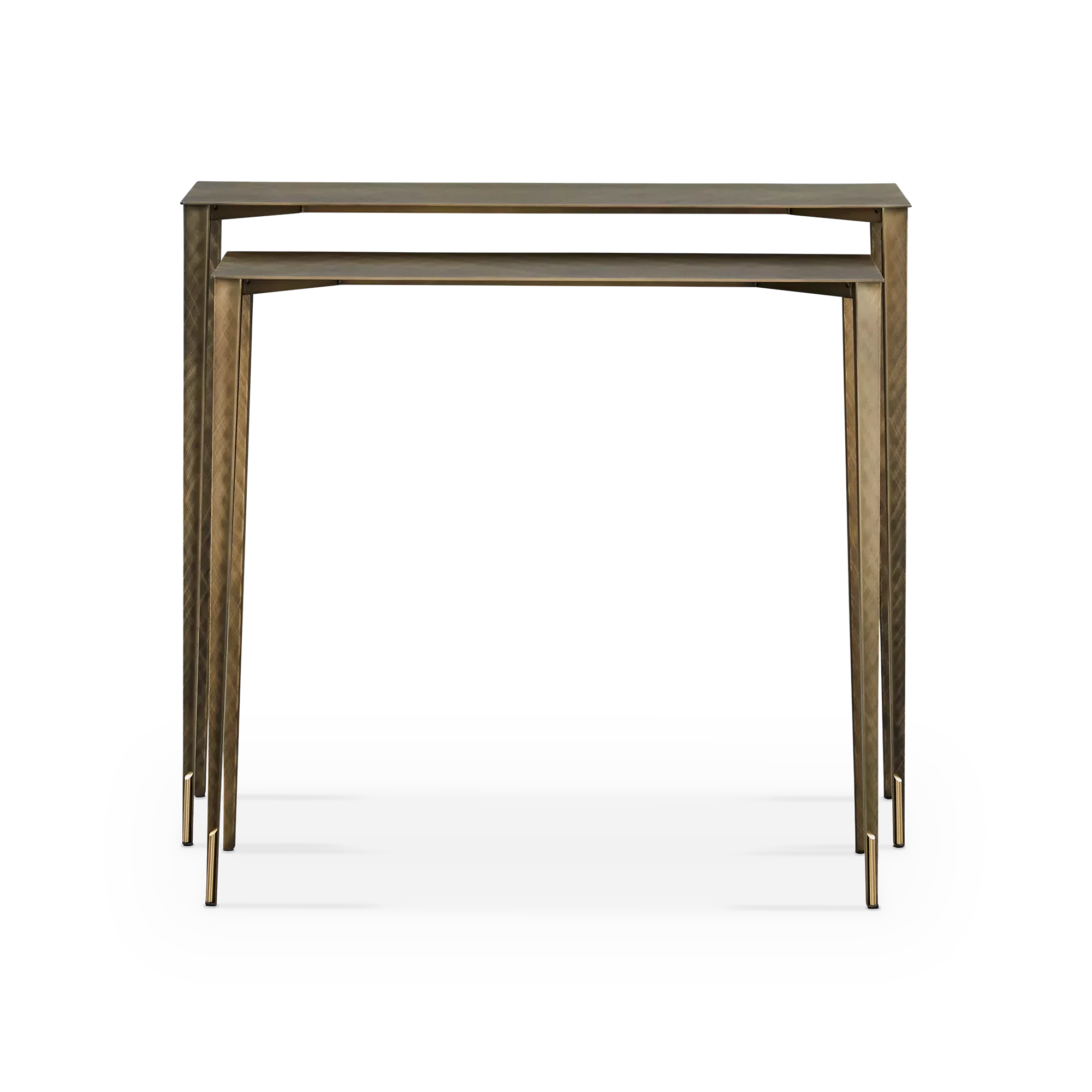 Etoile - Brushed Brass Console Tables by Cattelan Italia