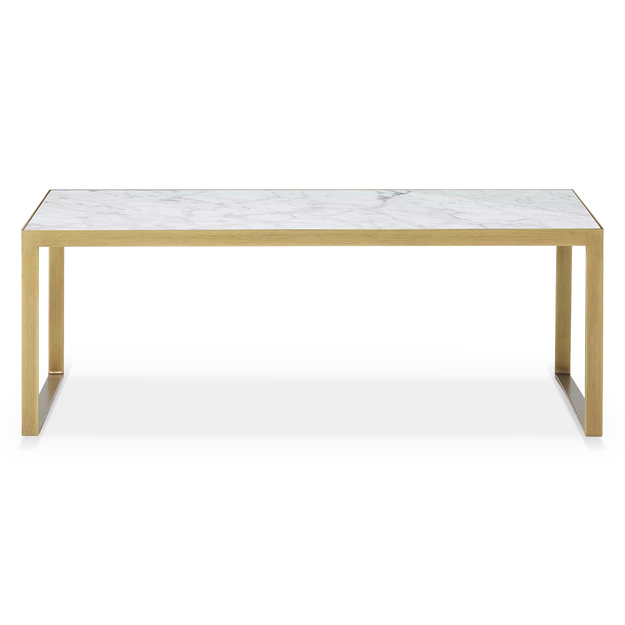 Evert - Marble and Brass Coffee Table - Image 2