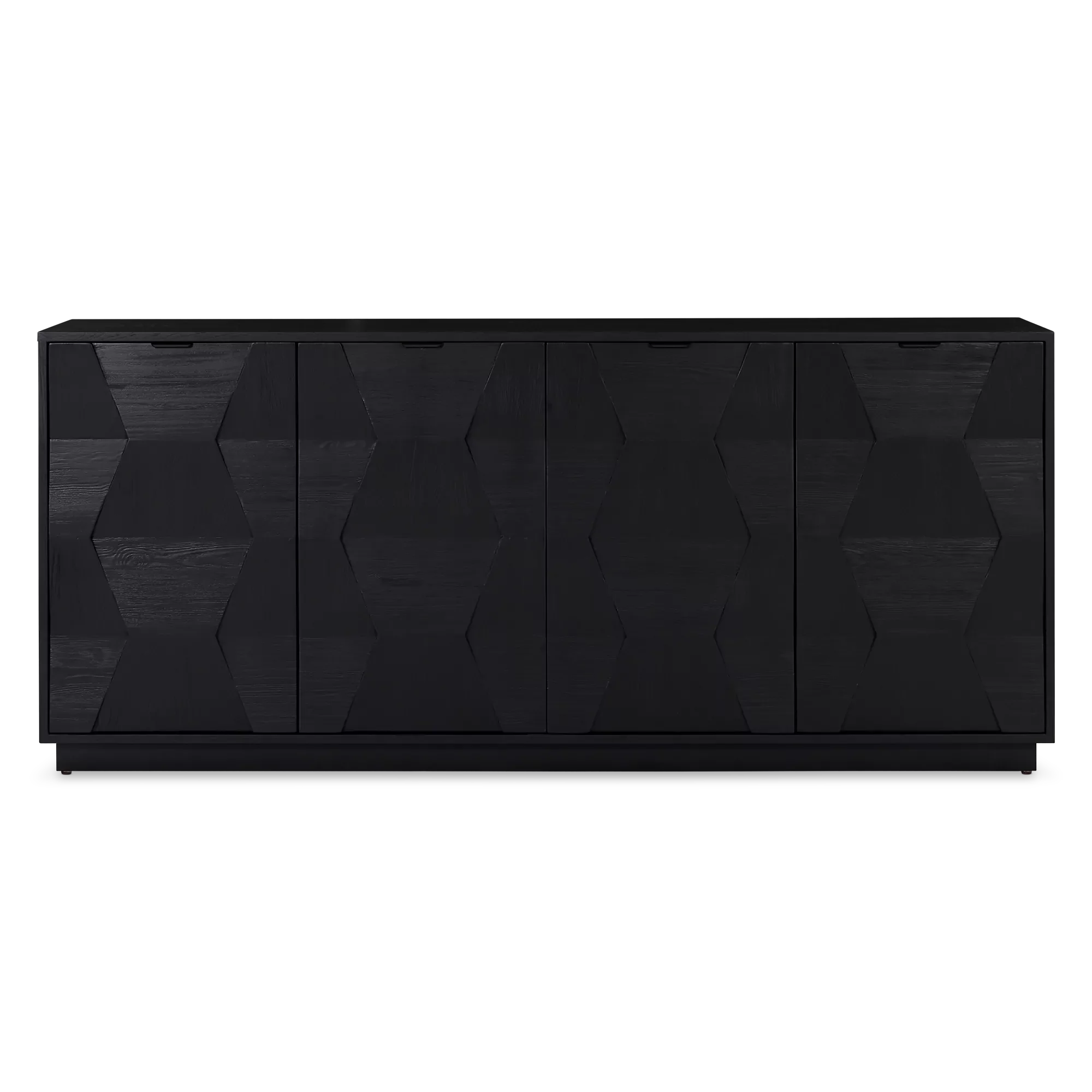 Falbala - Sideboard with Geometric Carving