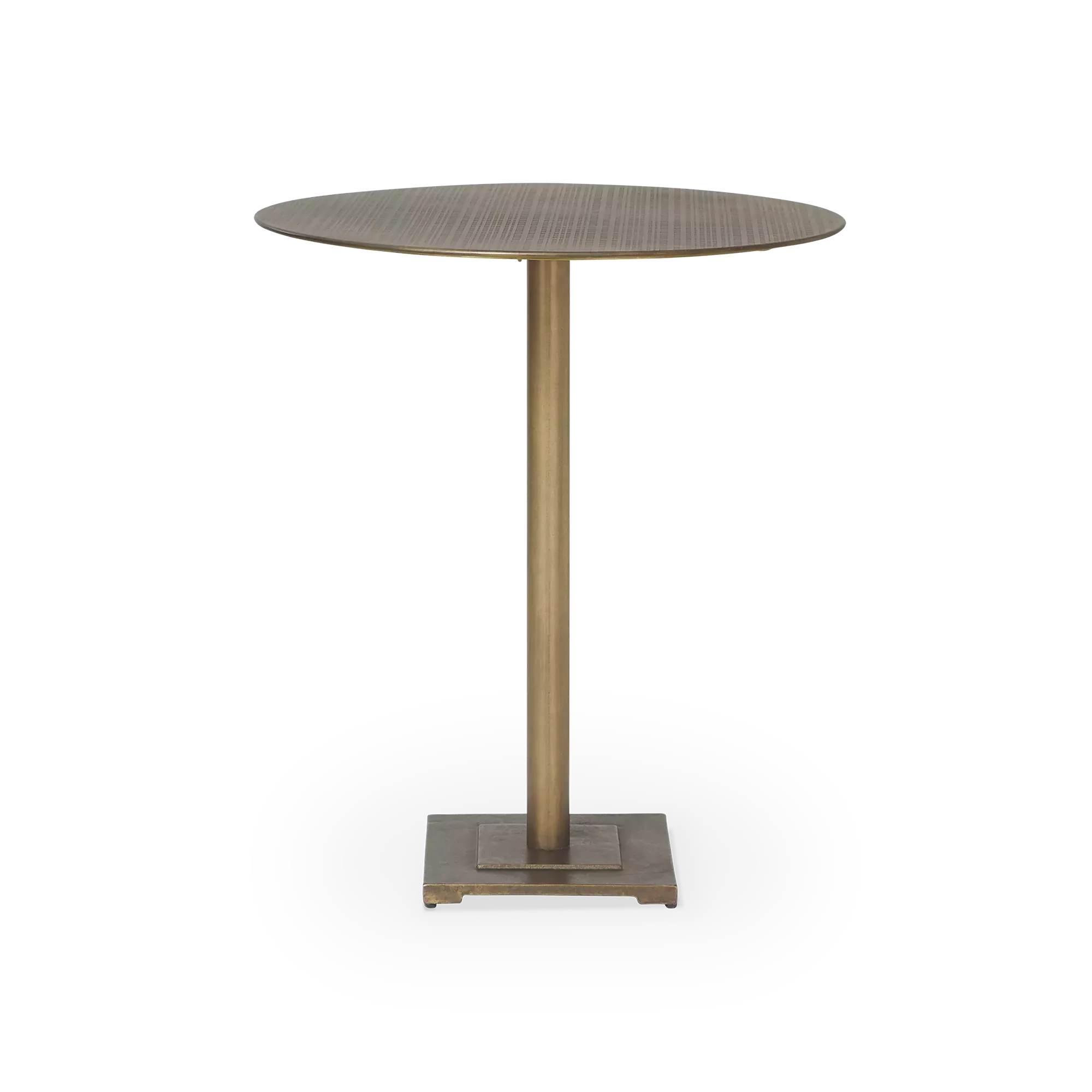 Fannin - Antique Brass High Table