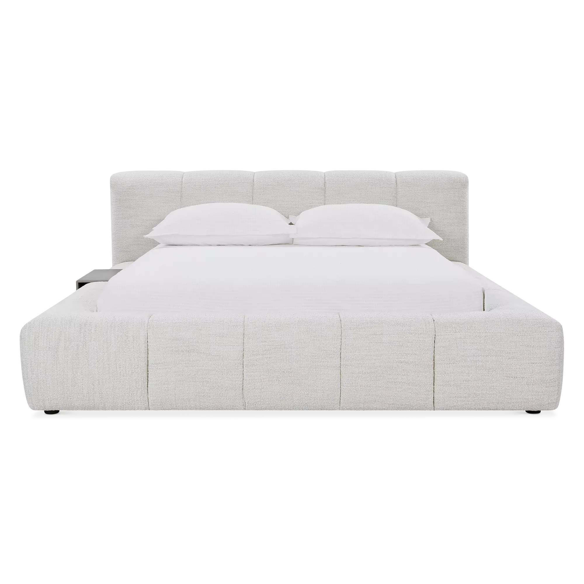 Fiona - Bouclé Fabric Upholstered Bed - Image 2