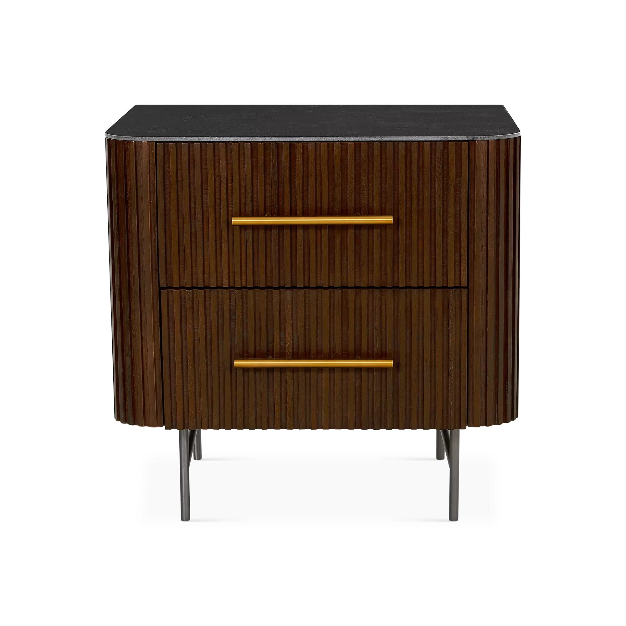 Fletcher - Solid Oak Nightstand by Four Hands