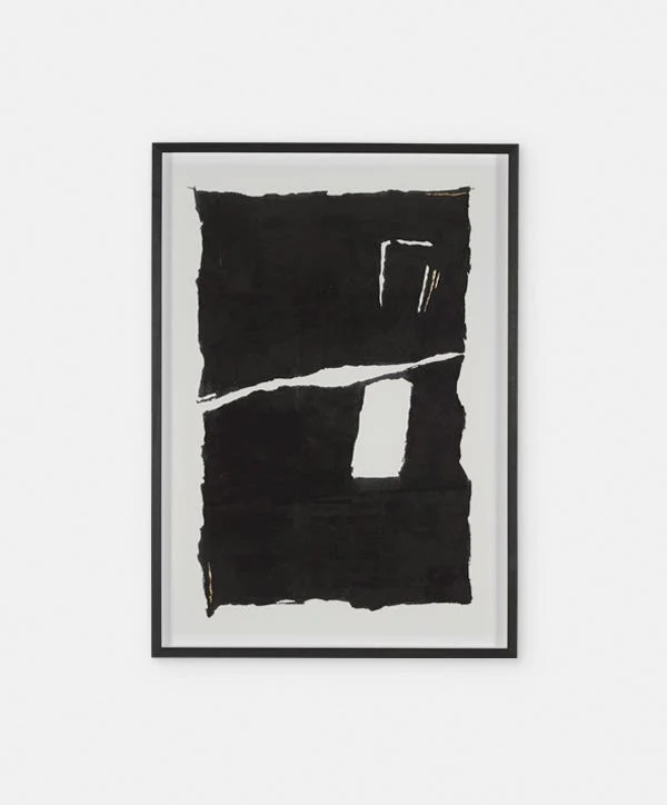Rendition I - Frame with Abstract Print