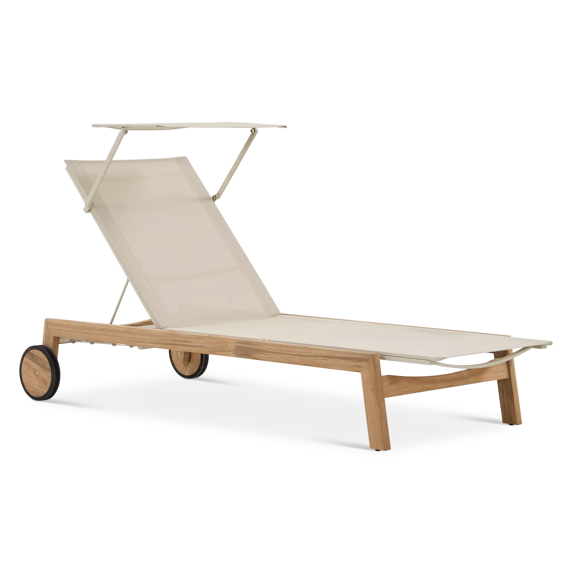 French Beauty - Outdoor Teak Lounger - Image 2