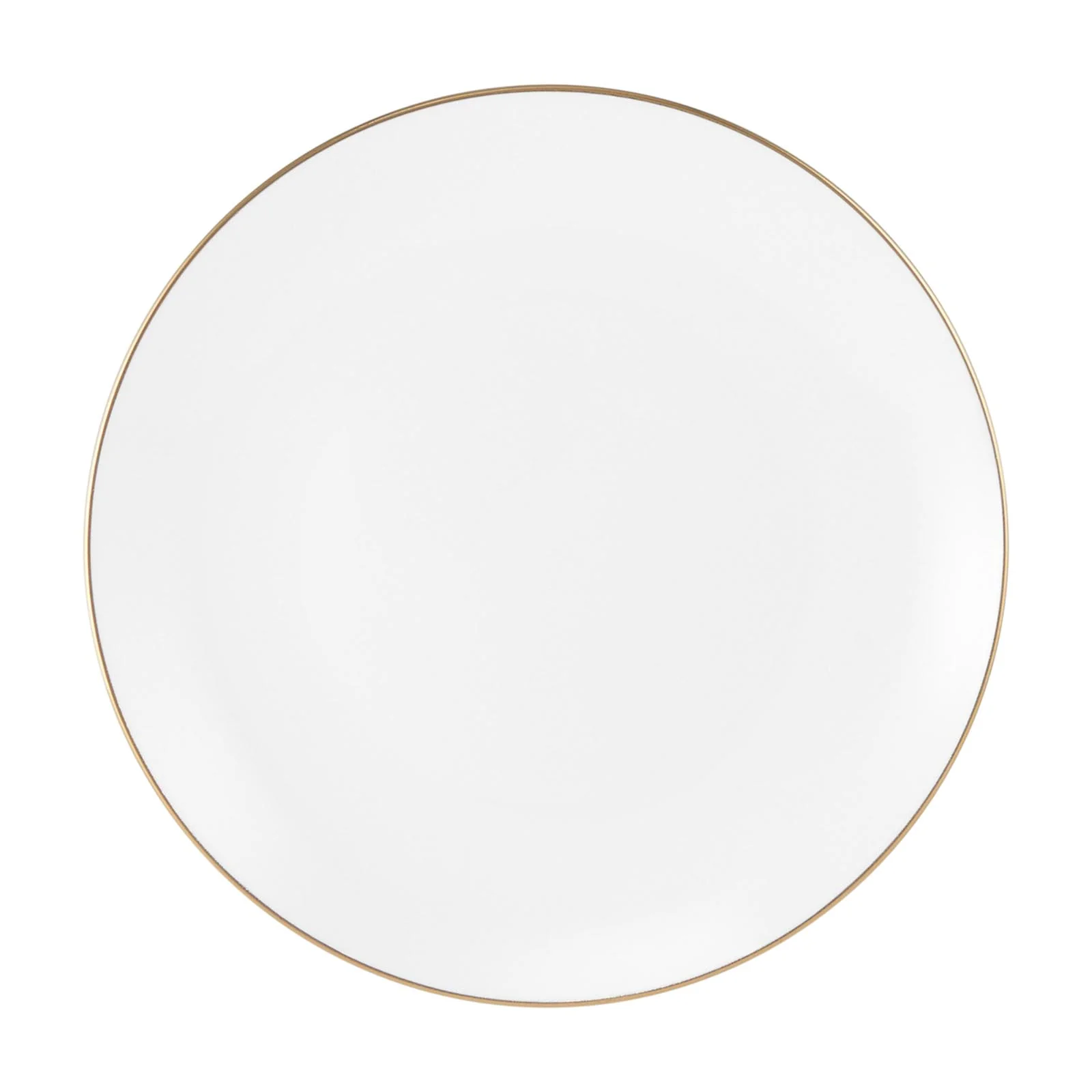 Future - porcelain plate with gold rim