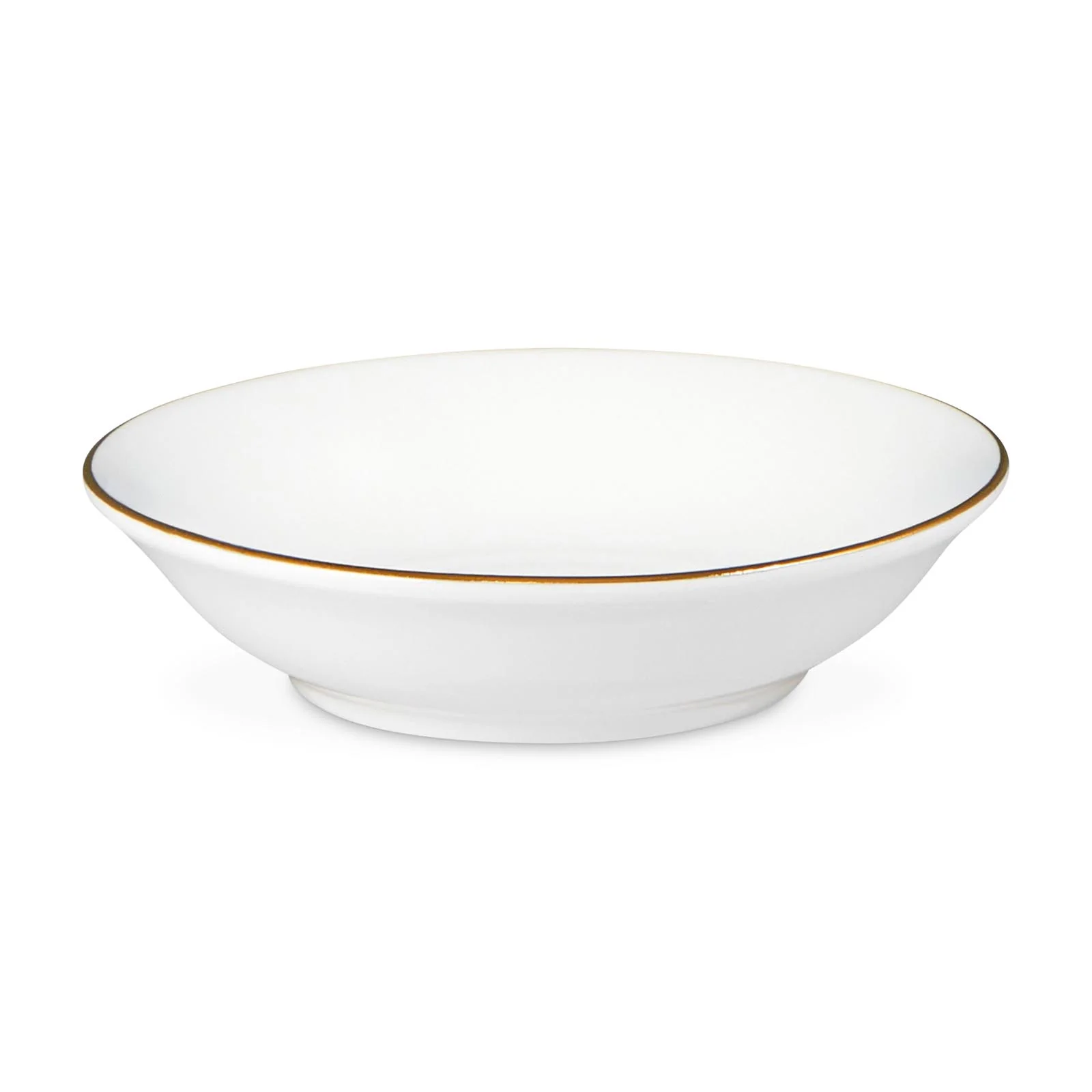 Future - porcelain sauce dish with gold rim