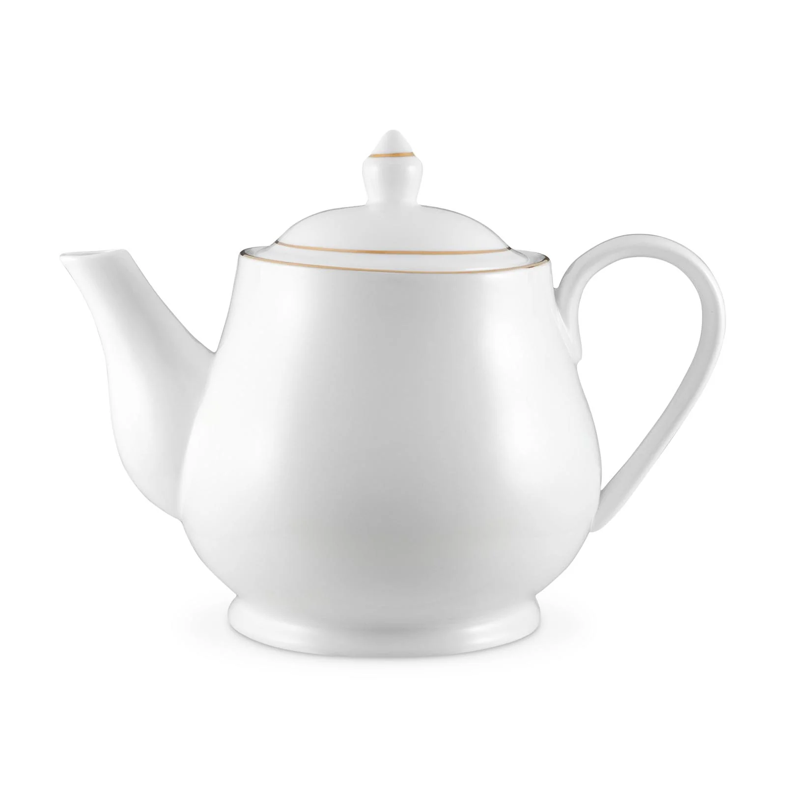 Future - porcelain teapot with gold rim
