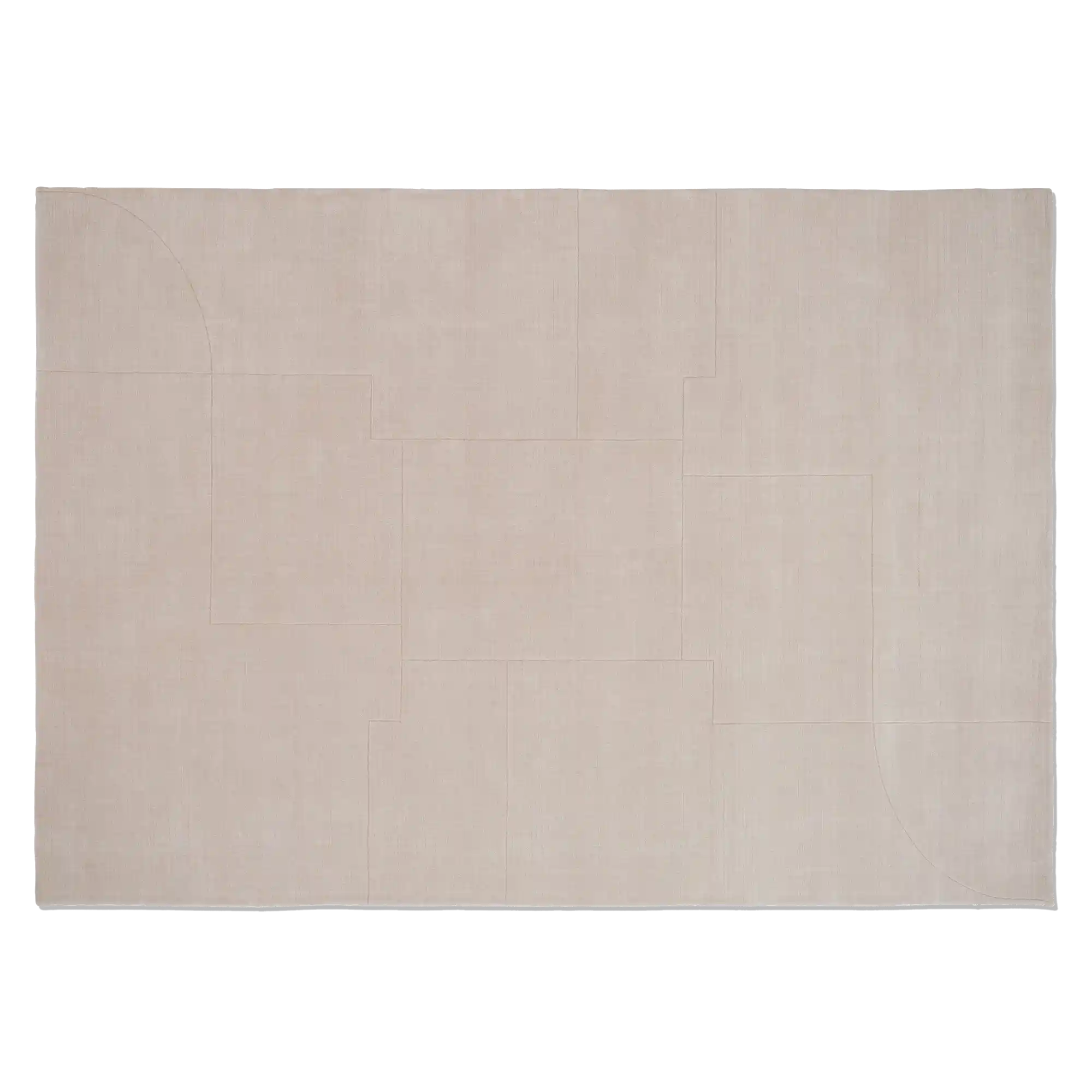 Geometric Maze - Handcrafted Rug