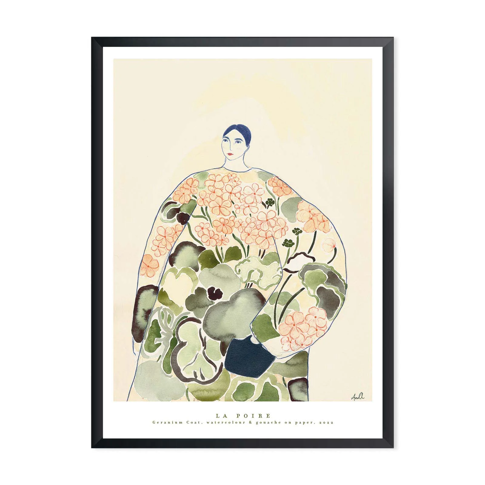 Geranium Coat, Painting