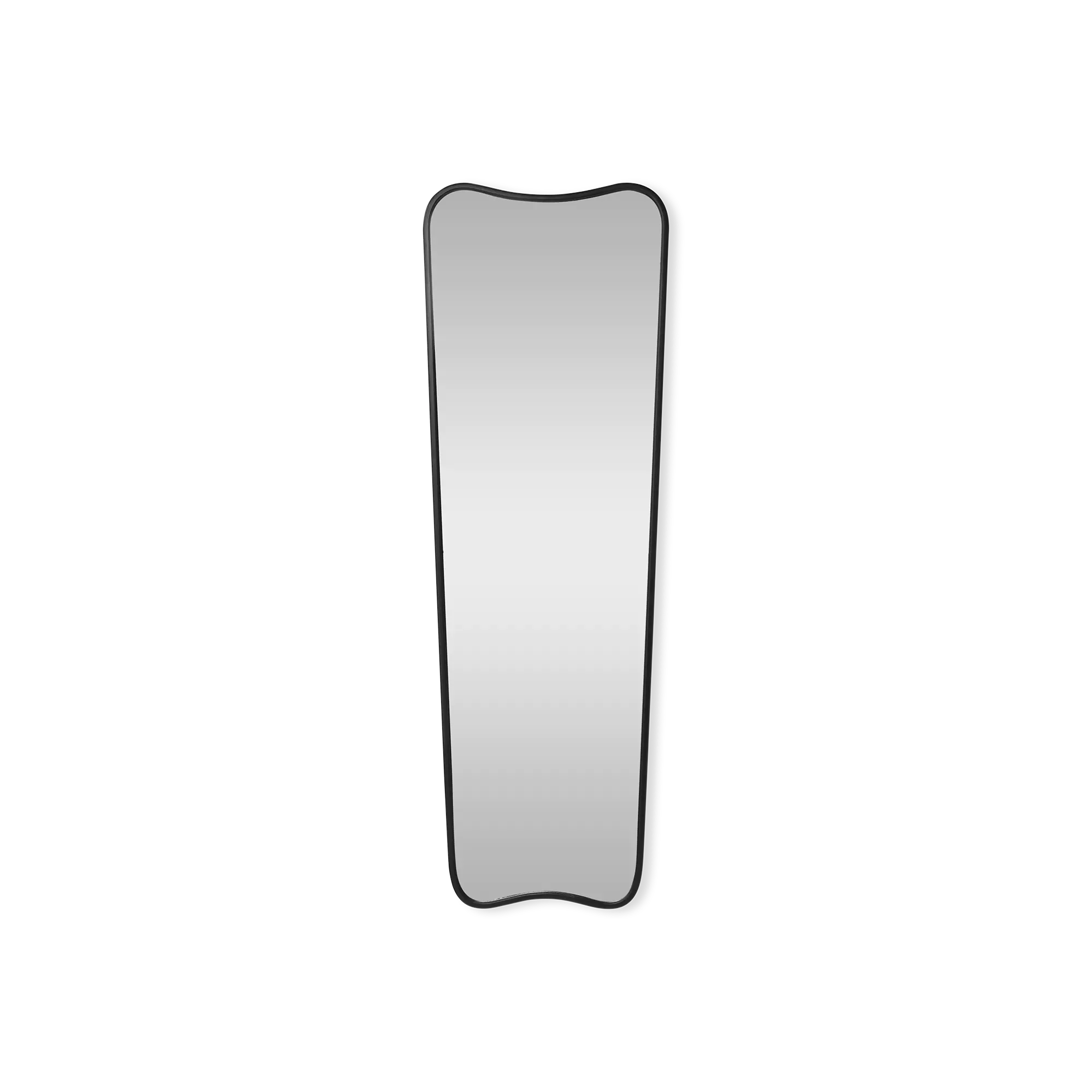 Gio - retro black metal mirror