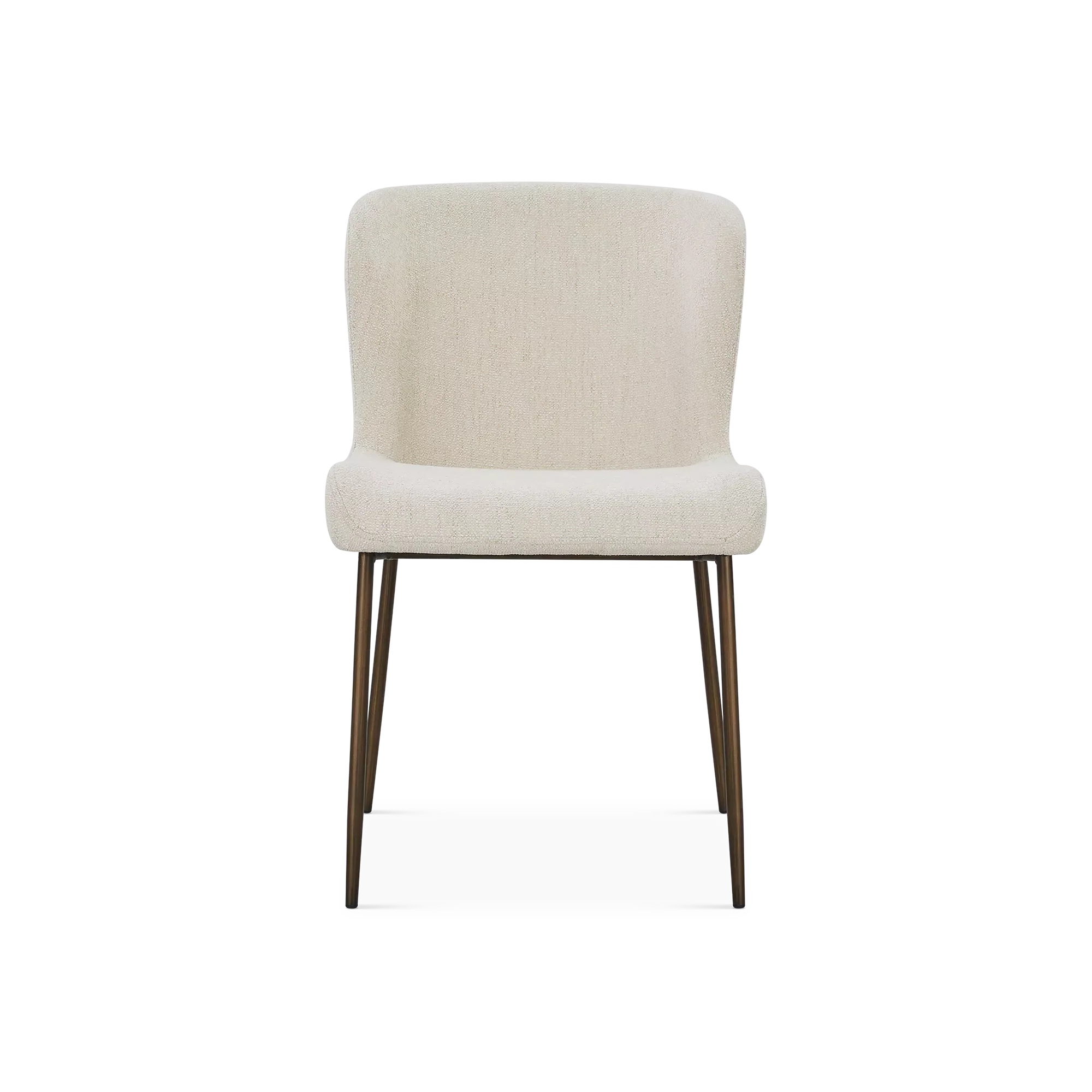 Glam - Bouclé Fabric Dining Chair - Image 2
