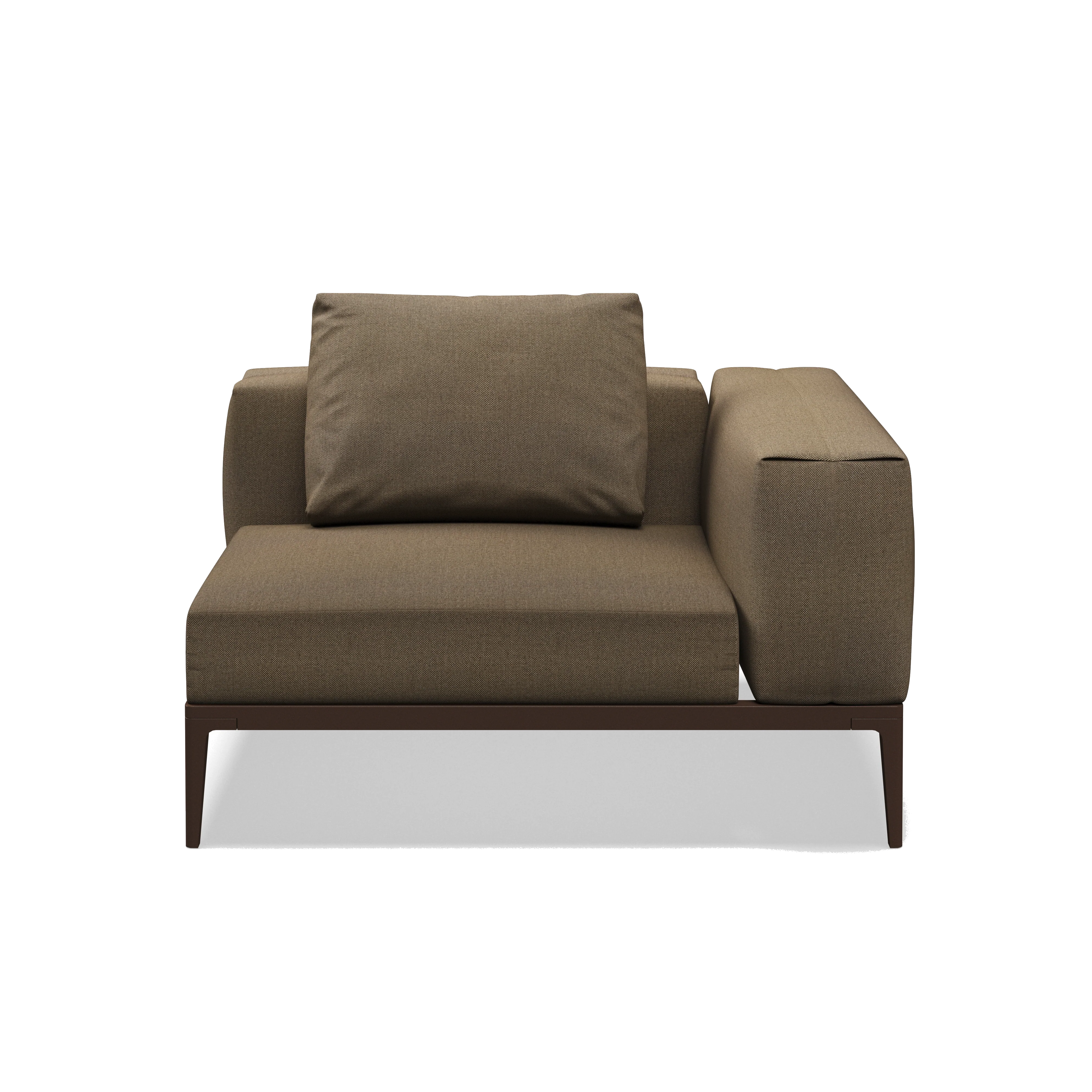 Grid - Outdoor Fabric Modular Corner Chair by Gloster