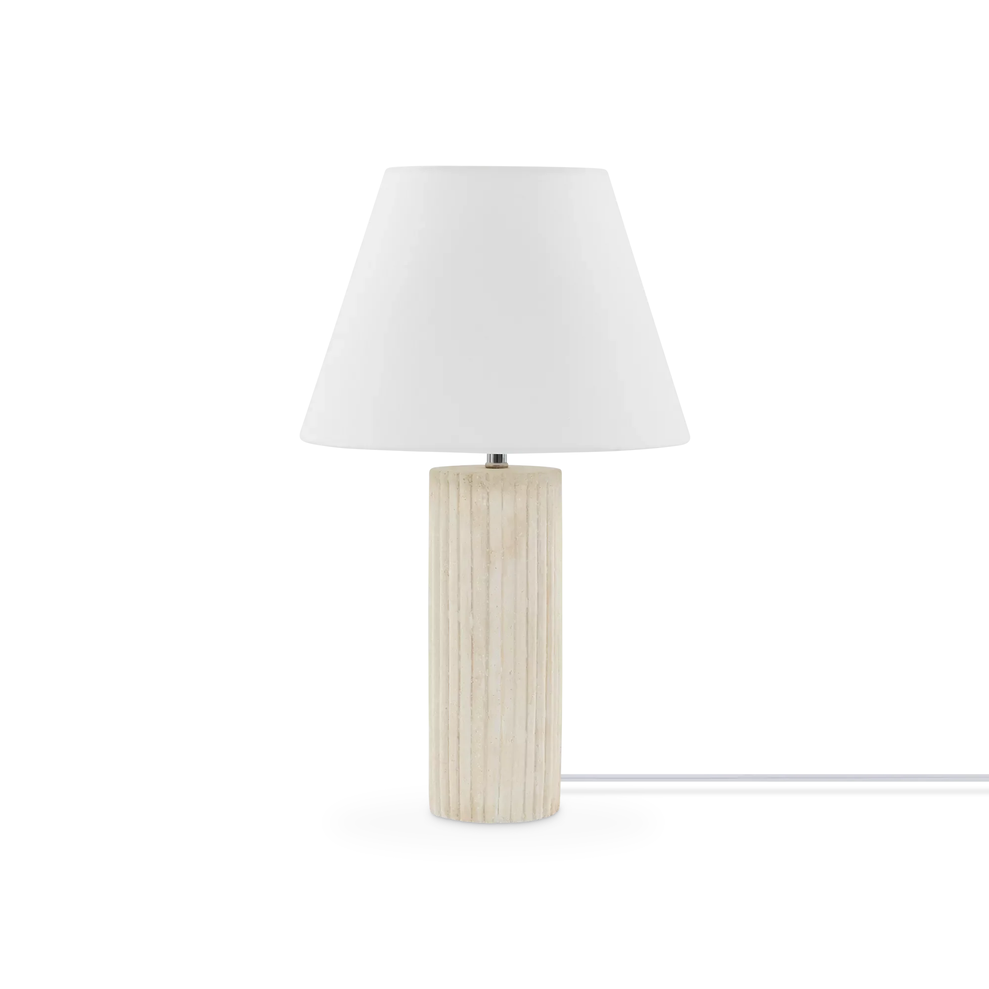 Halo - Table Lamp With White Shade