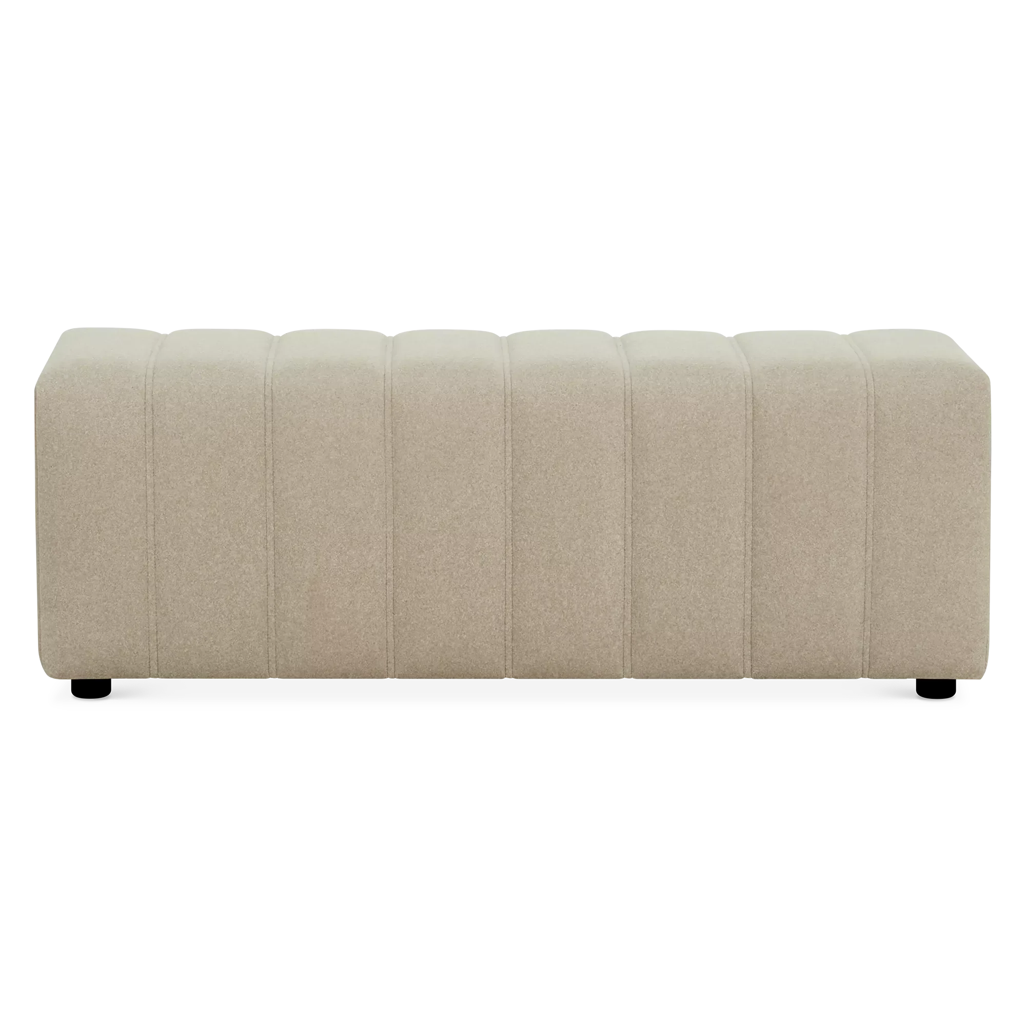 Hush - Fabric-Upholstered Pouf - Image 2