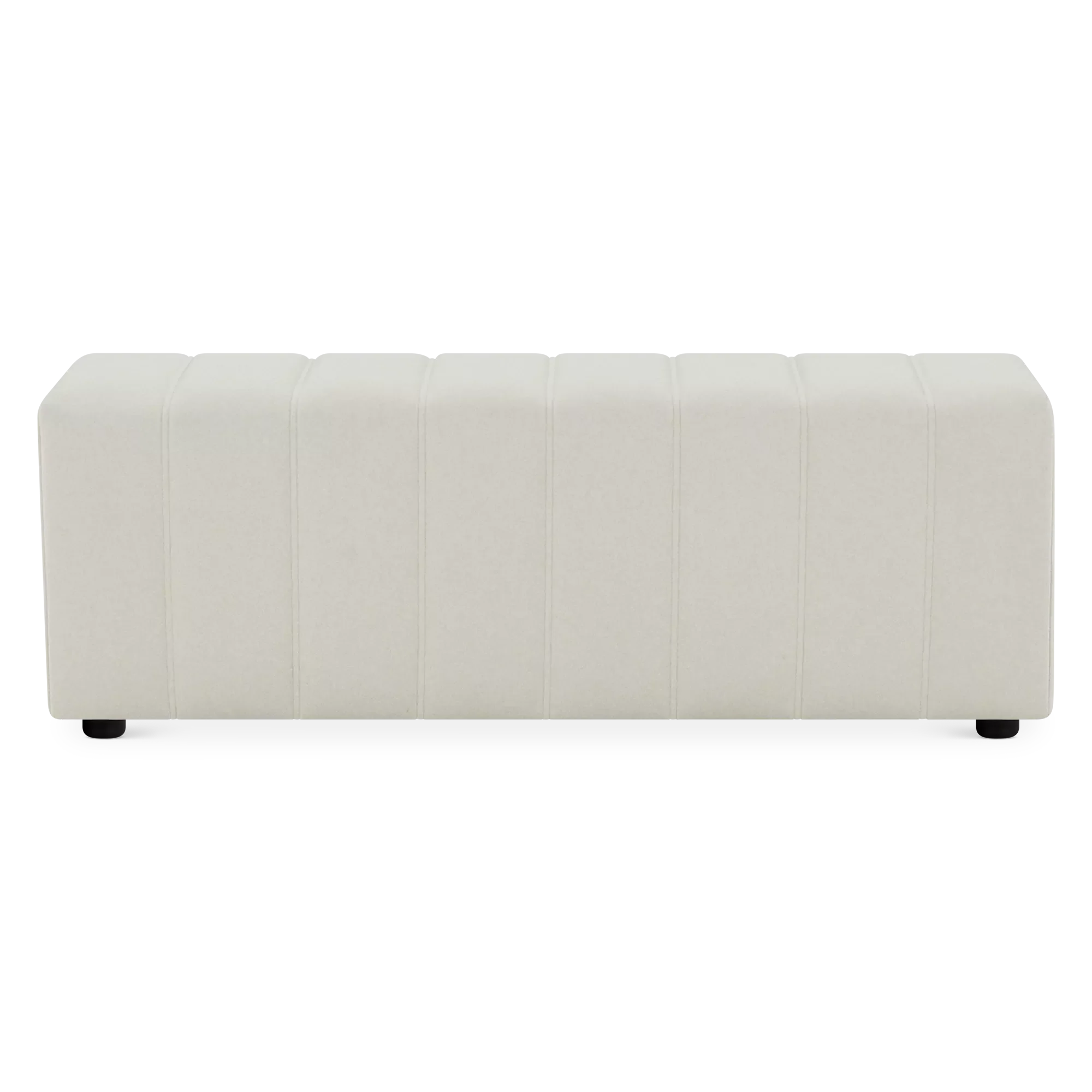 Hush - Fabric-Upholstered Pouf - Image 3