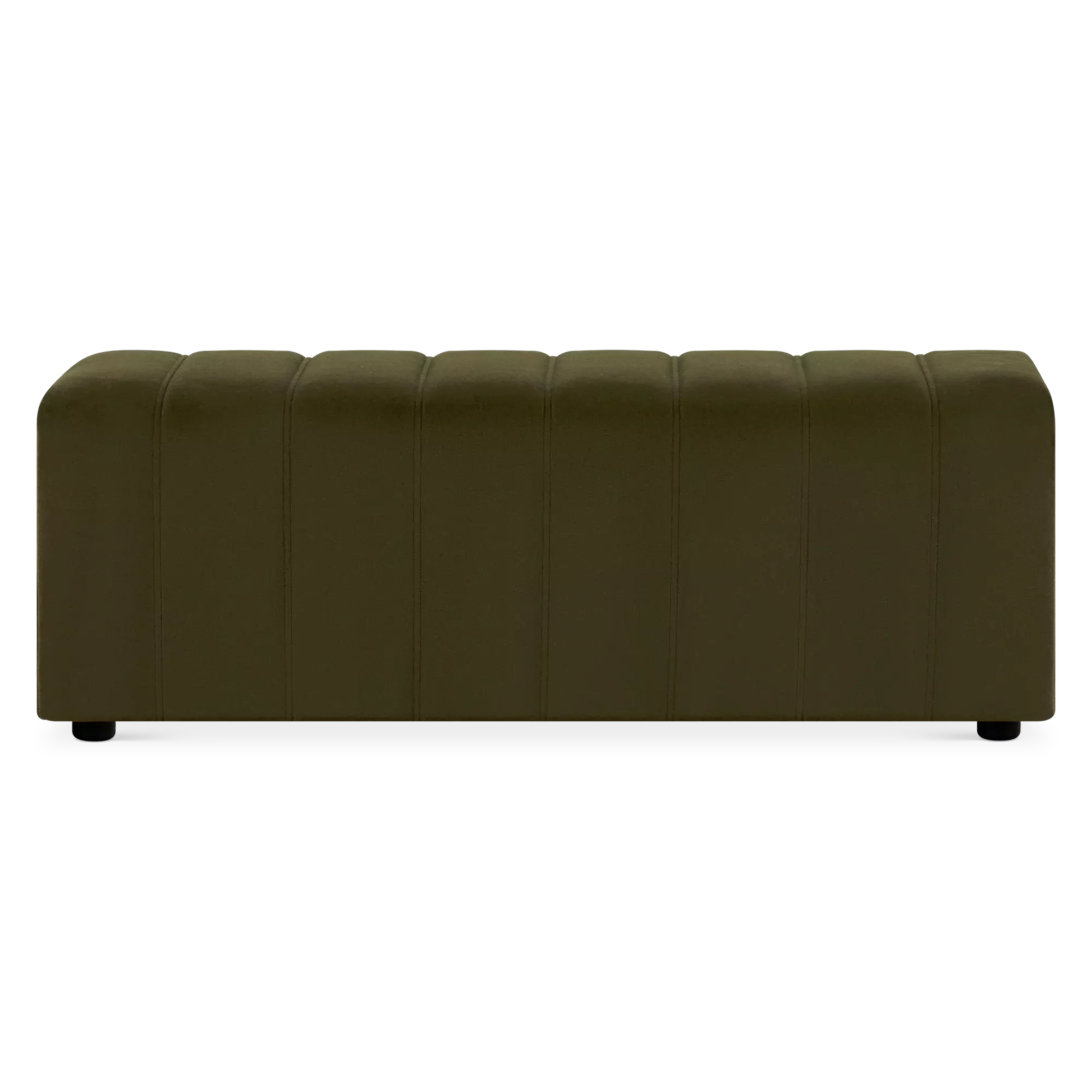 Hush - Fabric-Upholstered Pouf - Image 4