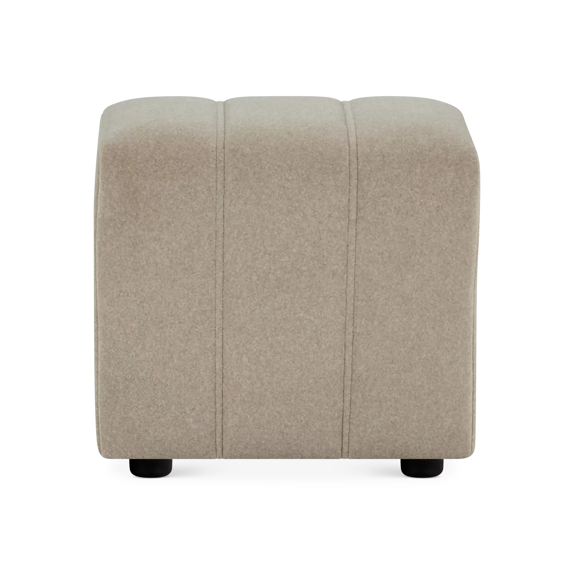 Hush - Fabric-Upholstered Pouf - Image 5