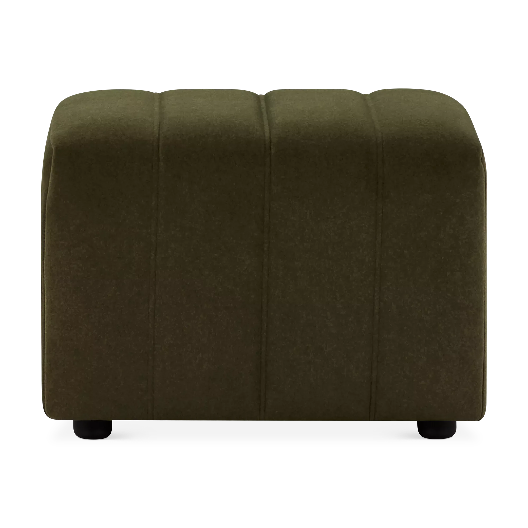 Hush - Fabric-Upholstered Pouf - Image 7