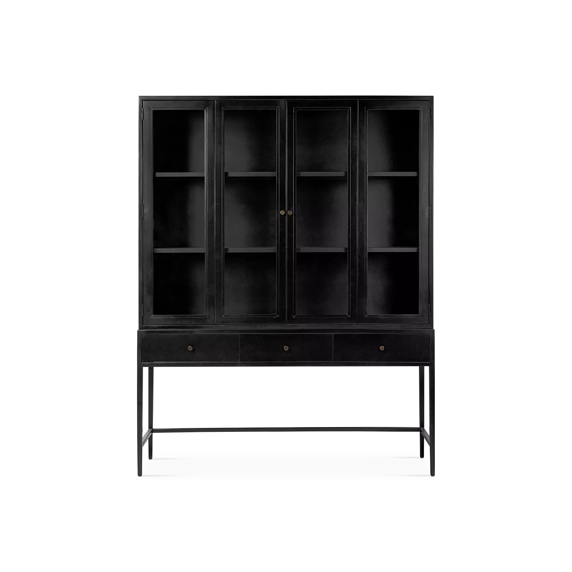 Jimi - Black Metal Cabinet by Four Hands